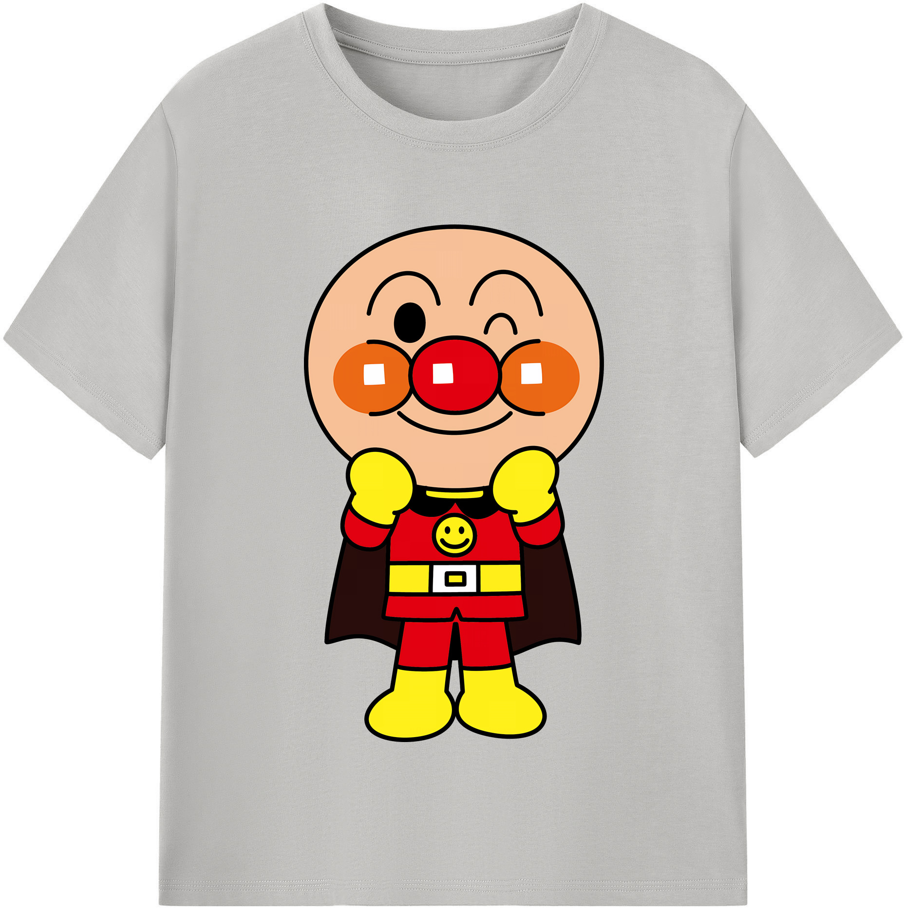 （画像用） アンパンマン Anpanman レディースカジュアルプリントTシャツ（綿100％）