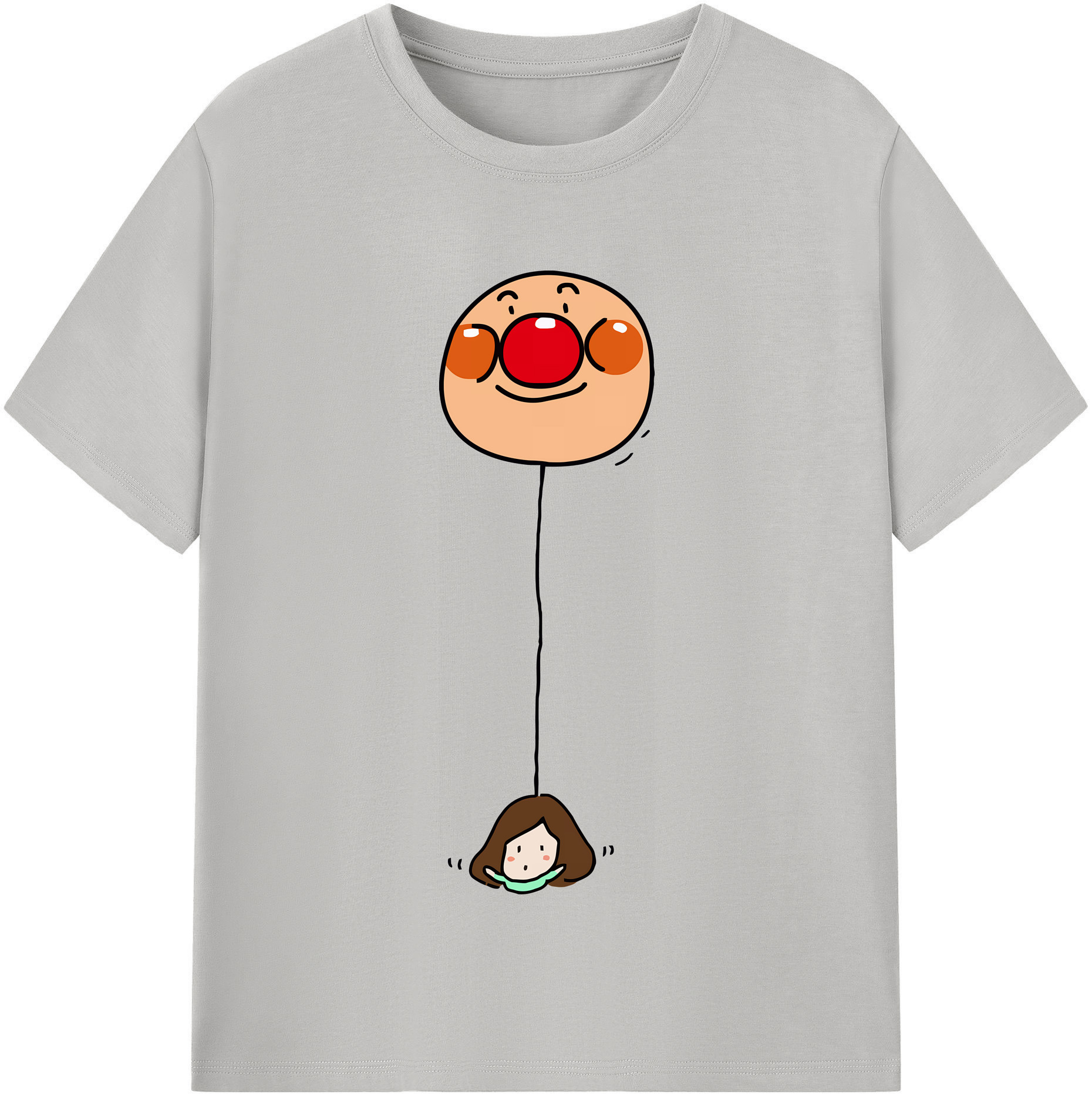 （画像用） アンパンマン Anpanman レディースカジュアルプリントTシャツ（綿100％）