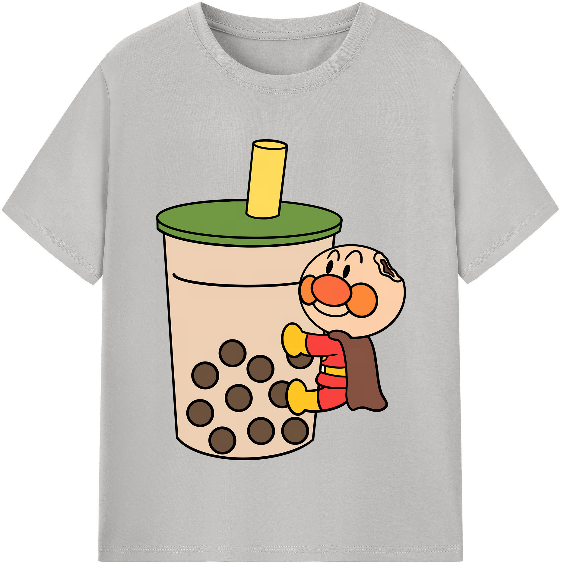 （画像用） アンパンマン Anpanman レディースカジュアルプリントTシャツ（綿100％）