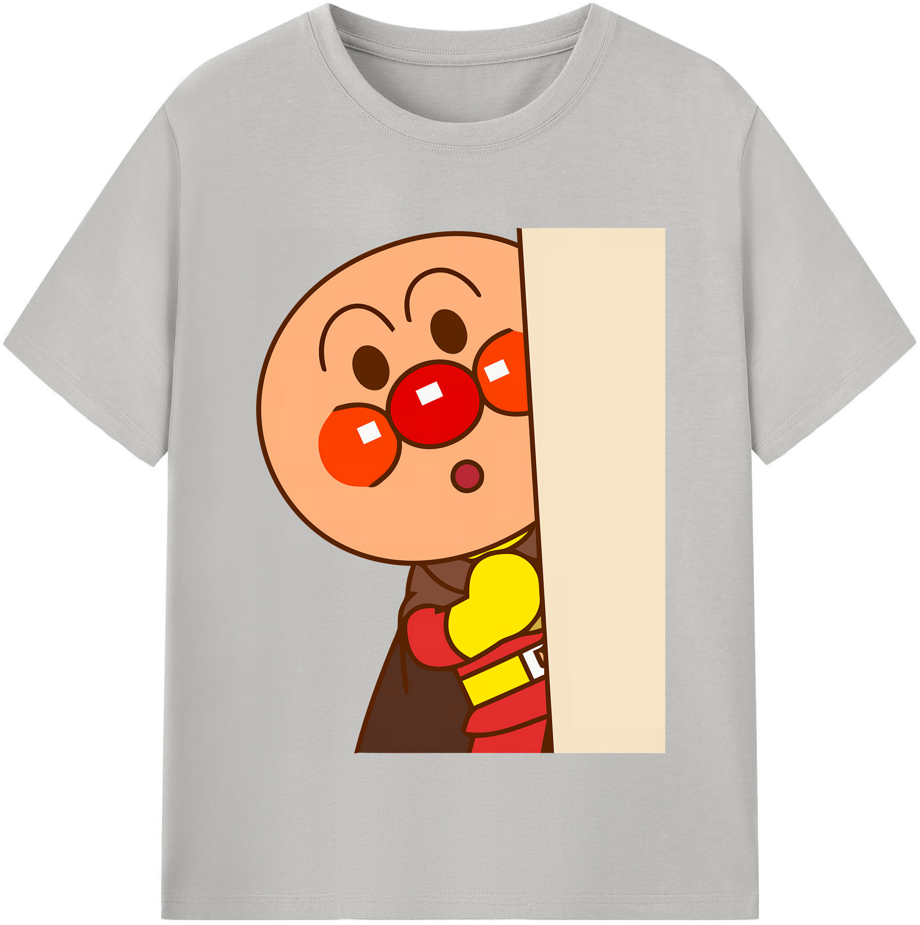 （画像用） アンパンマン Anpanman レディースカジュアルプリントTシャツ（綿100％）