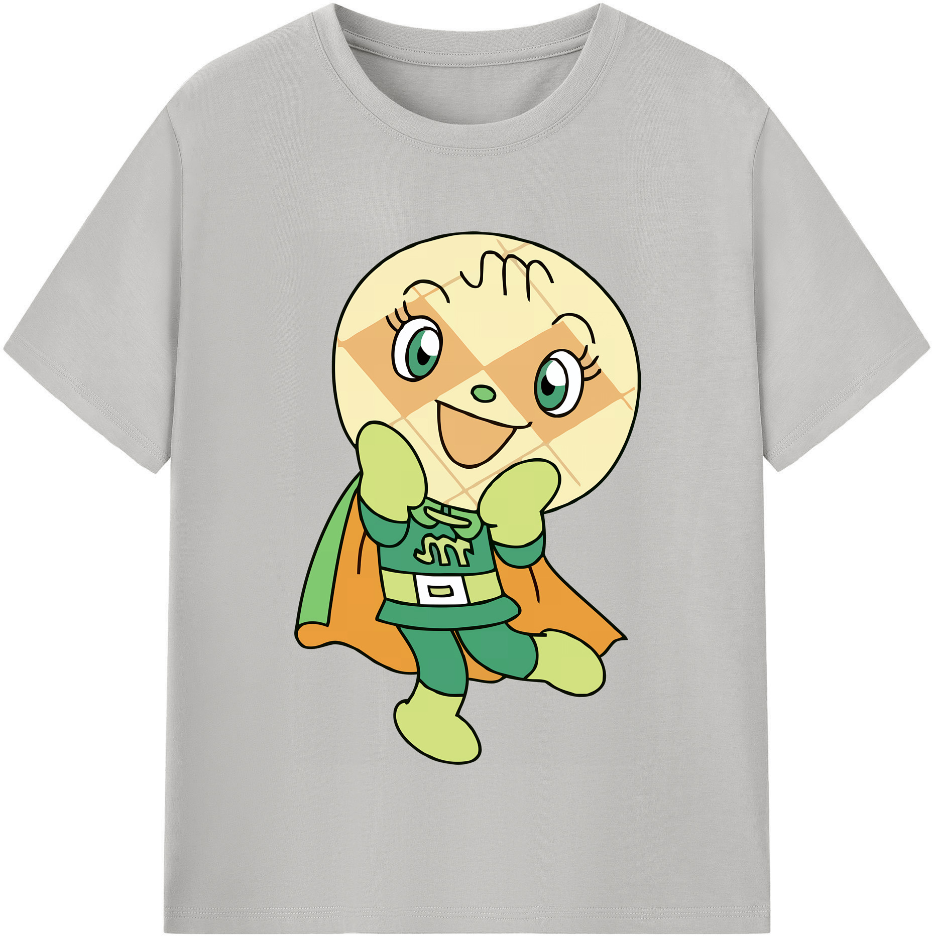 （画像用） アンパンマン Anpanman レディースカジュアルプリントTシャツ（綿100％）