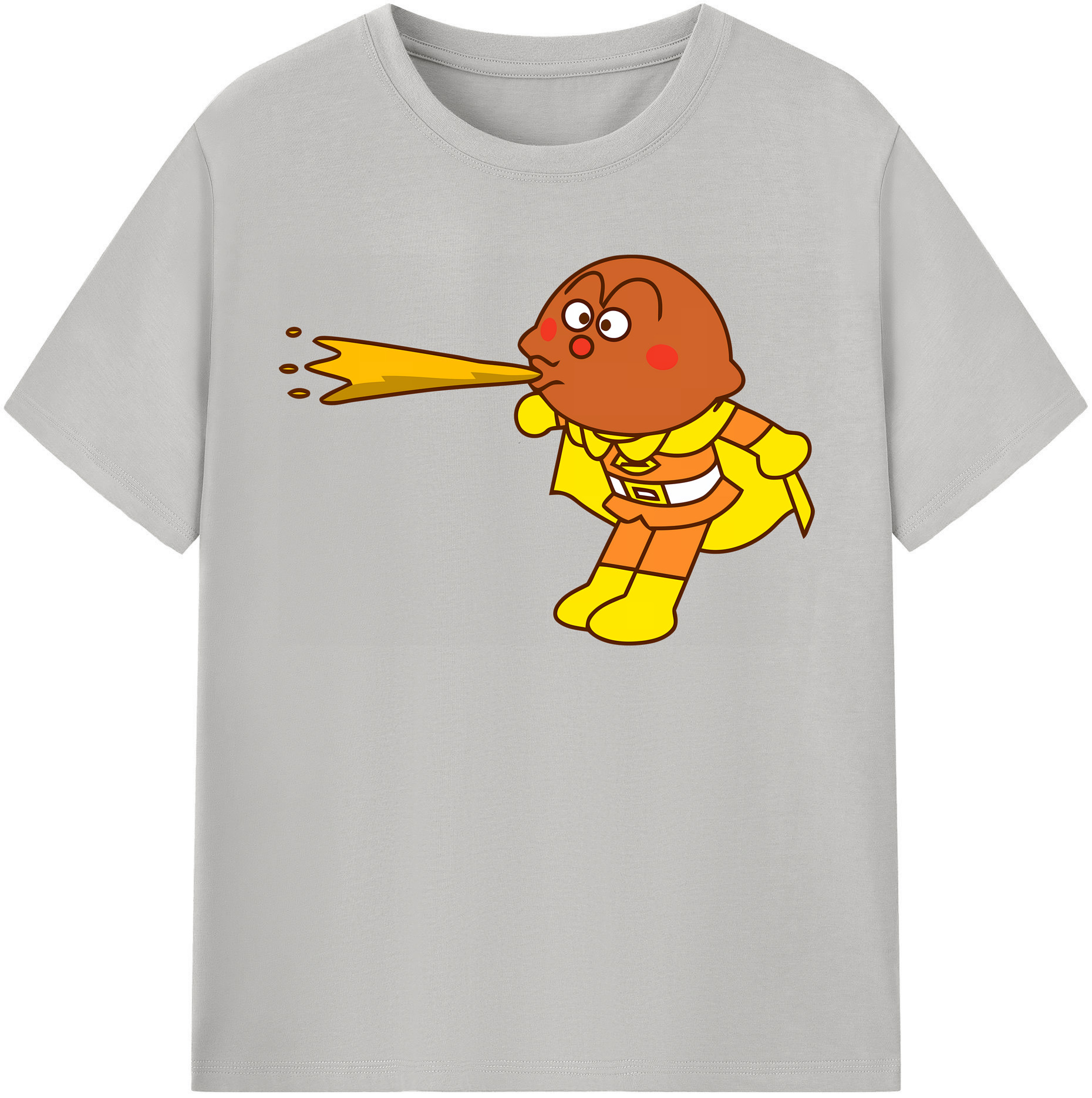 （画像用） アンパンマン Anpanman レディースカジュアルプリントTシャツ（綿100％）