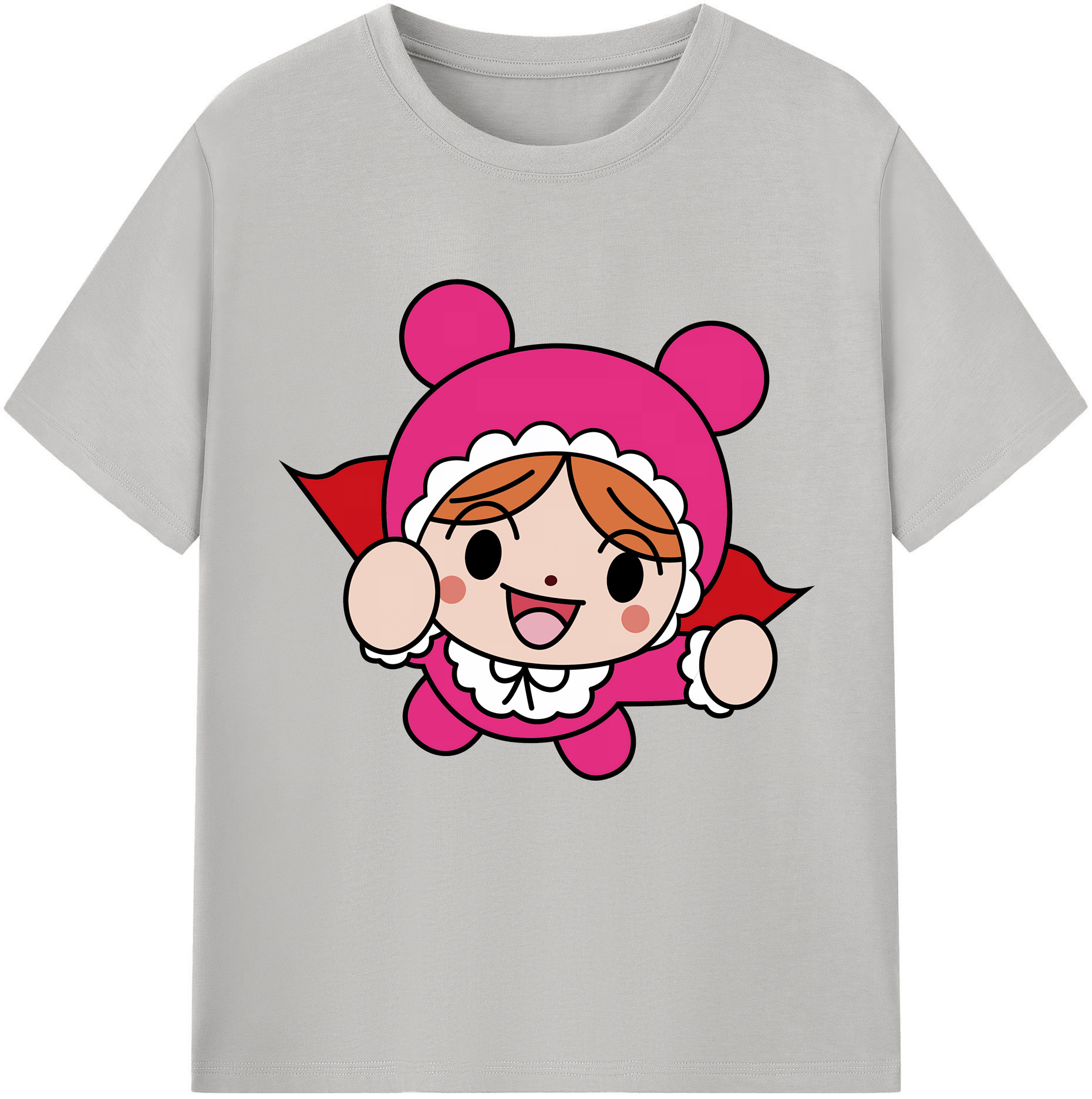 （画像用） アンパンマン Anpanman レディースカジュアルプリントTシャツ（綿100％）