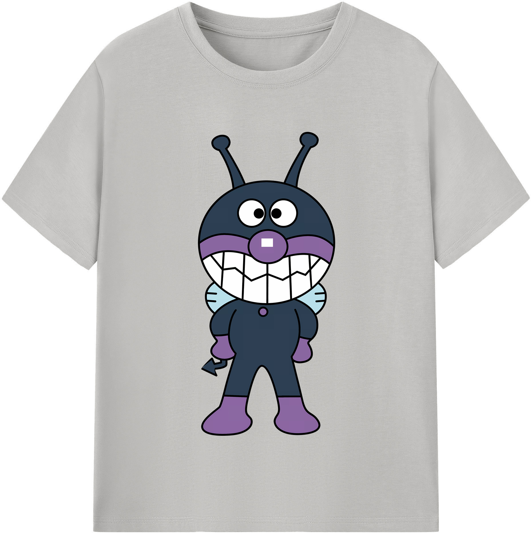（画像用） アンパンマン Anpanman レディースカジュアルプリントTシャツ（綿100％）