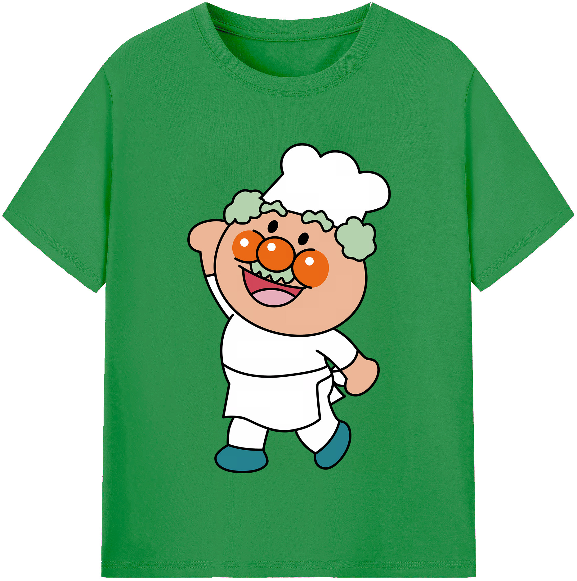 （画像用） アンパンマン Anpanman レディースカジュアルプリントTシャツ（綿100％）