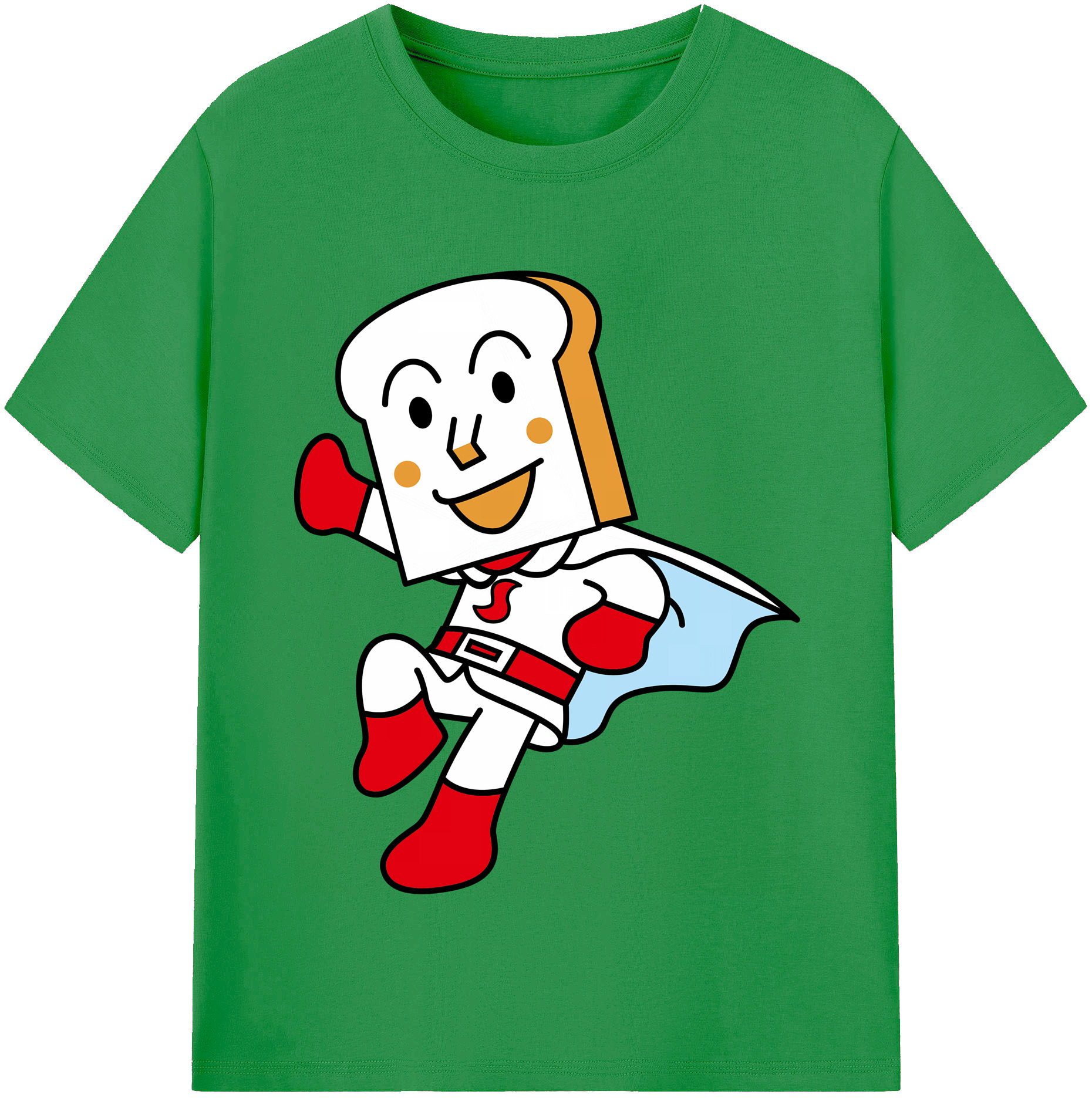（画像用） アンパンマン Anpanman レディースカジュアルプリントTシャツ（綿100％）