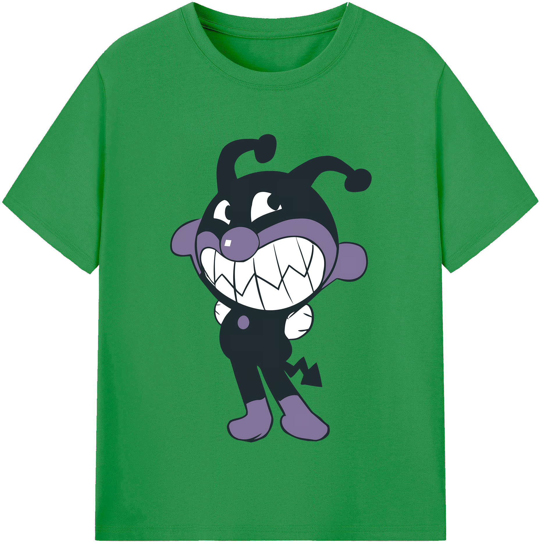 （画像用） アンパンマン Anpanman レディースカジュアルプリントTシャツ（綿100％）