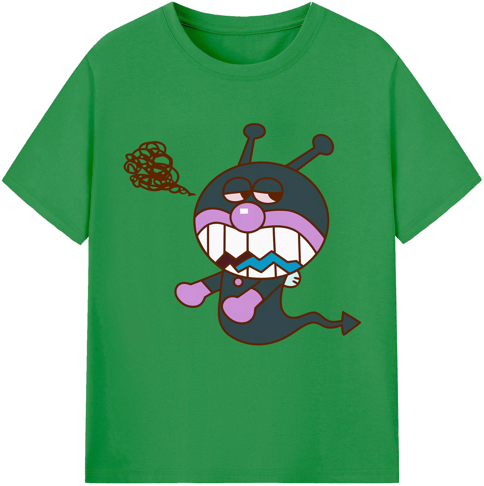 （画像用） アンパンマン Anpanman レディースカジュアルプリントTシャツ（綿100％）
