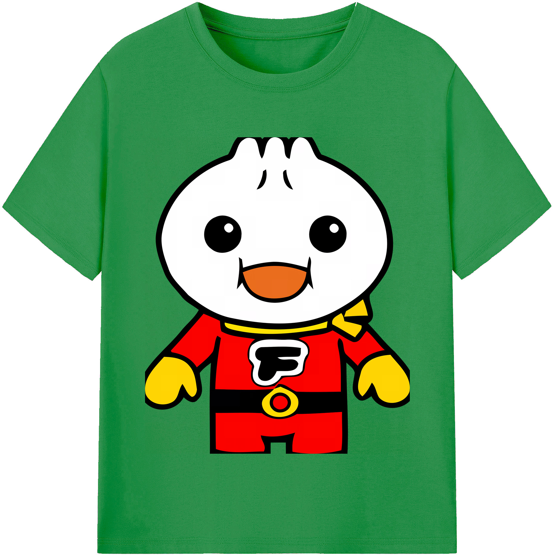 （画像用） アンパンマン Anpanman レディースカジュアルプリントTシャツ（綿100％）