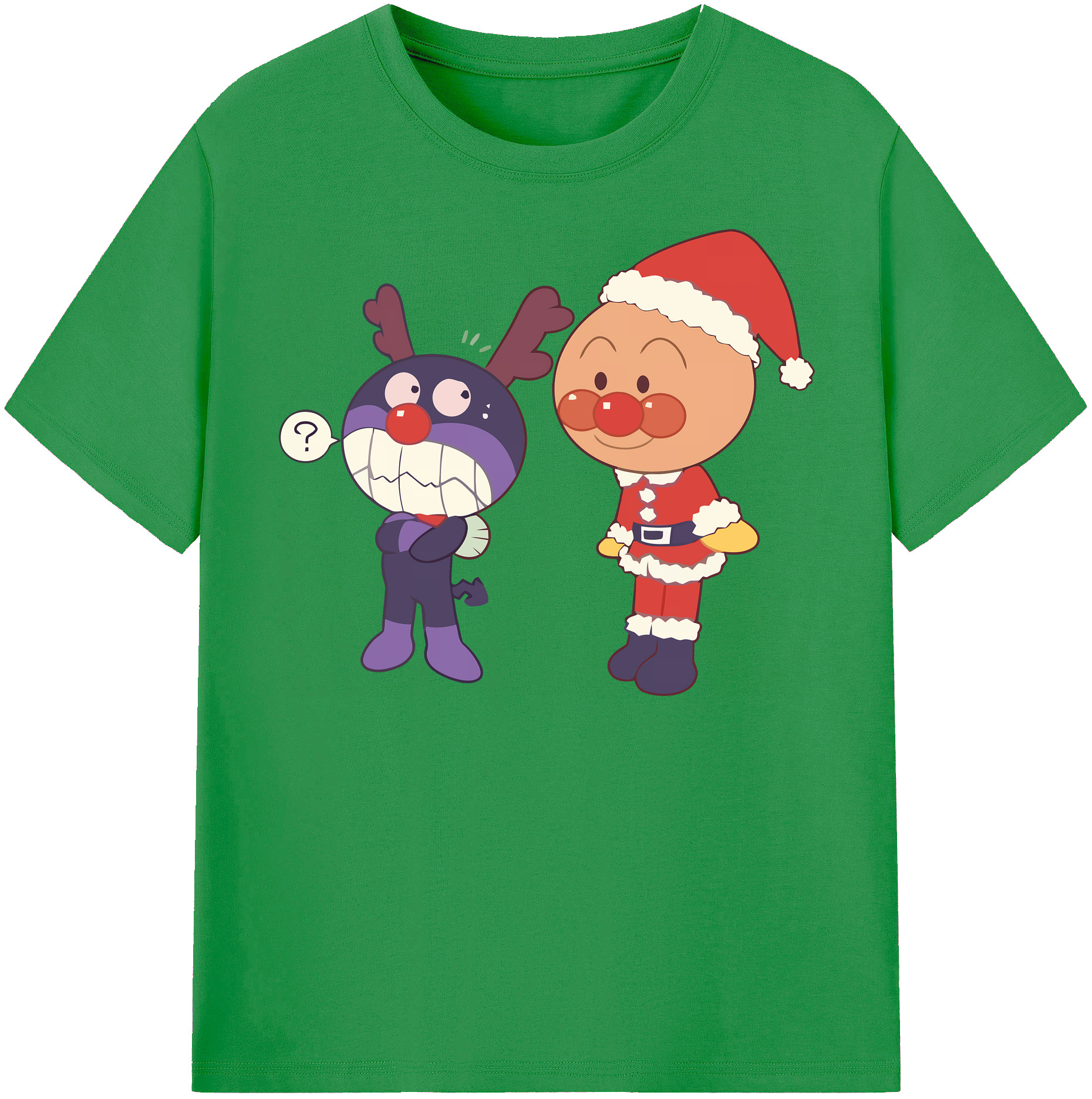 （画像用） アンパンマン Anpanman レディースカジュアルプリントTシャツ（綿100％）