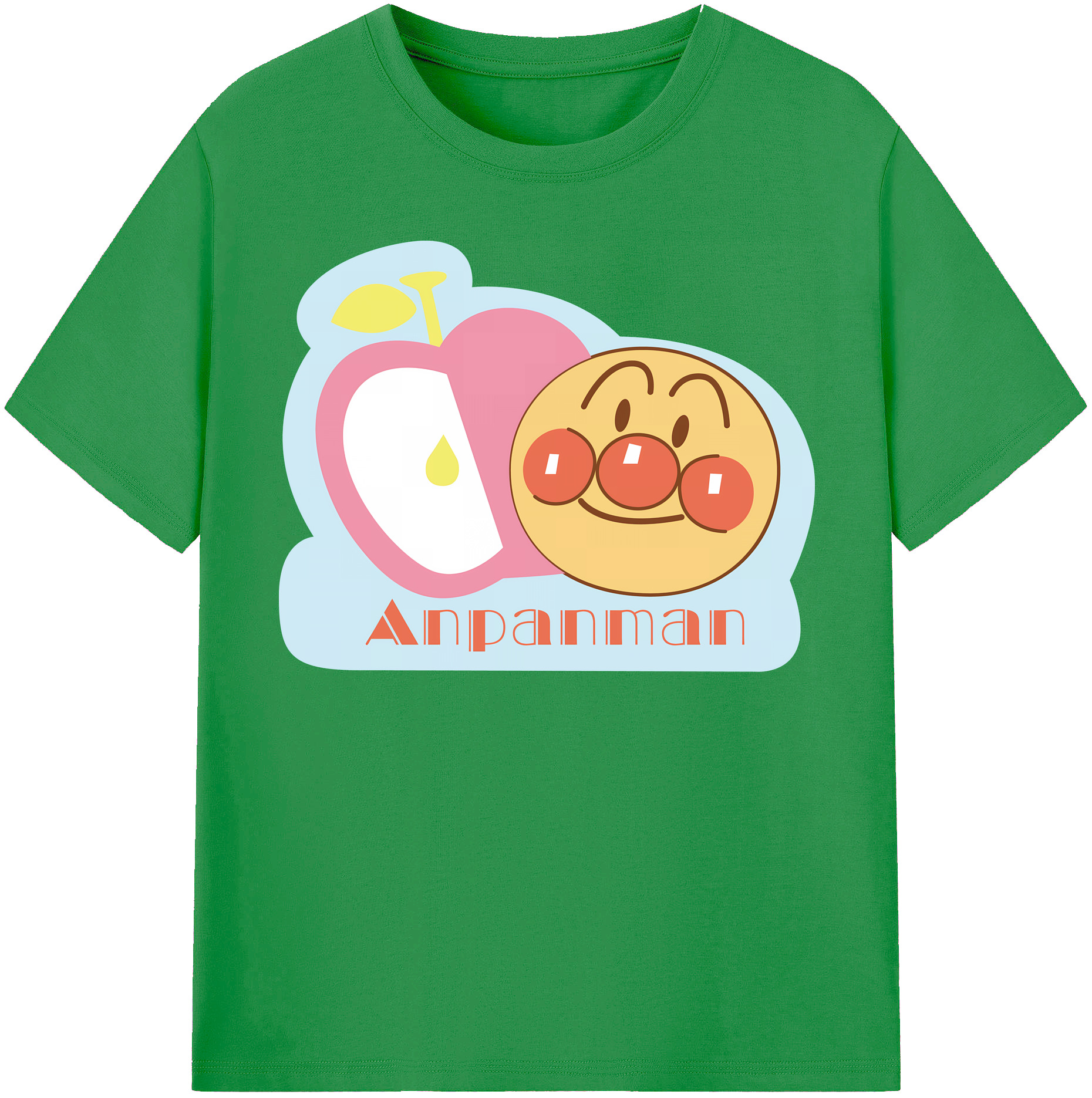 （画像用） アンパンマン Anpanman レディースカジュアルプリントTシャツ（綿100％）