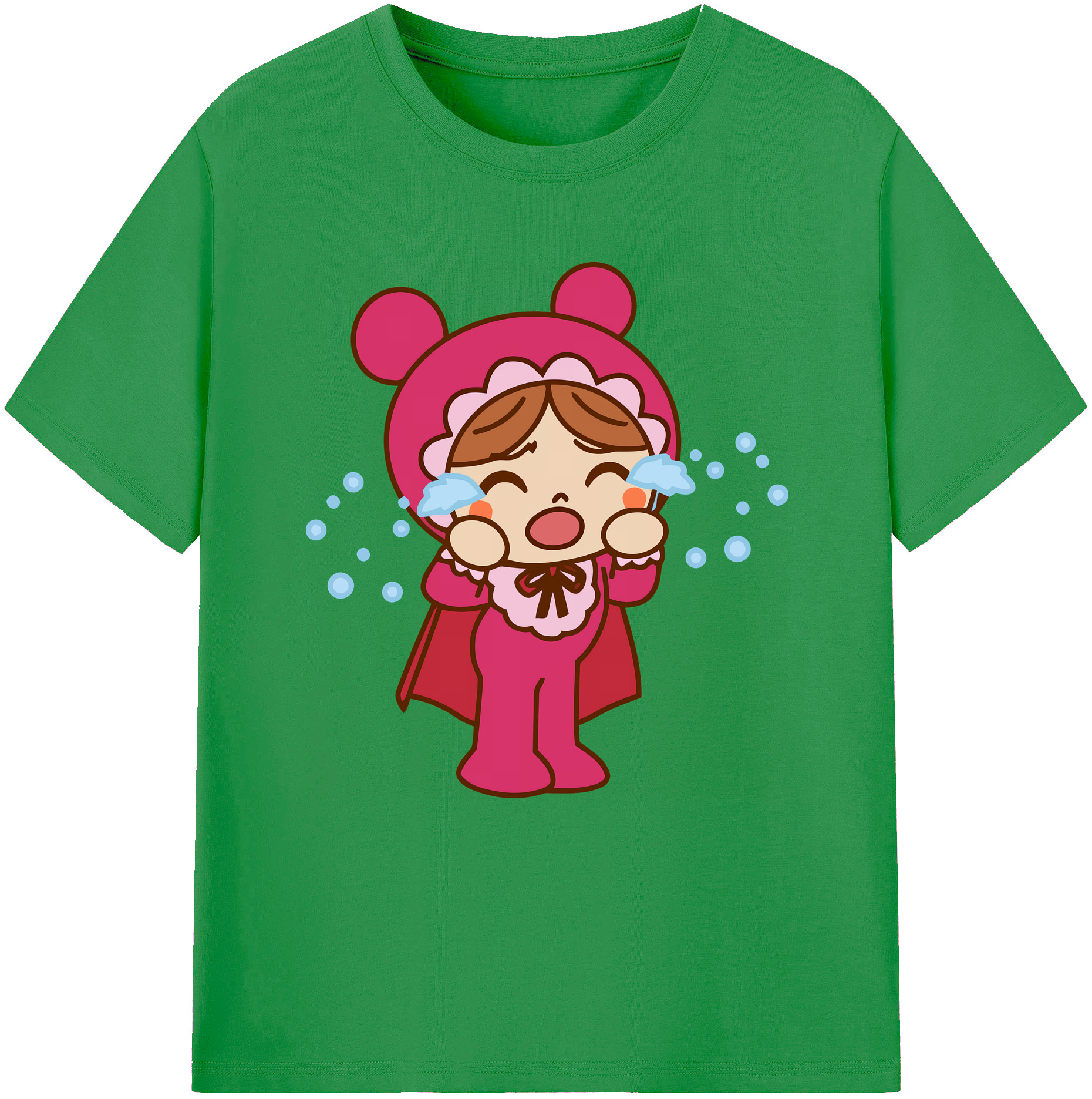 （画像用） アンパンマン Anpanman レディースカジュアルプリントTシャツ（綿100％）
