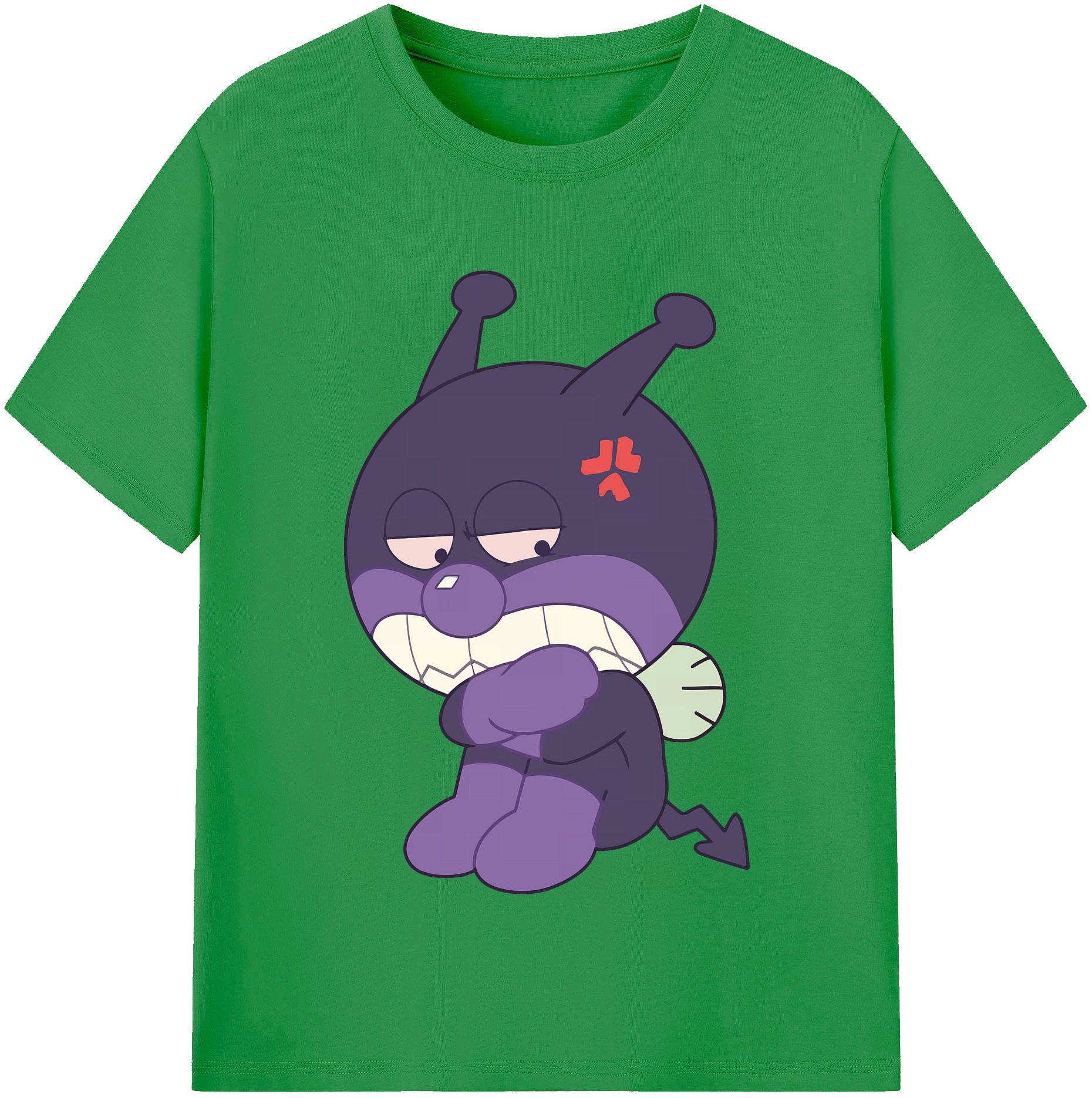 （画像用） アンパンマン Anpanman レディースカジュアルプリントTシャツ（綿100％）