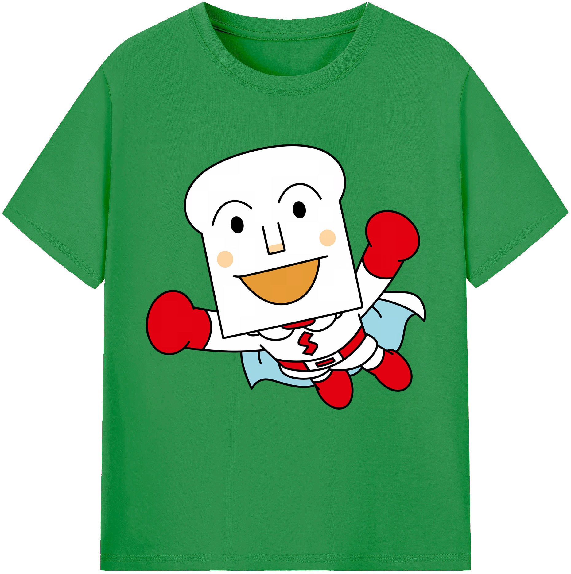 （画像用） アンパンマン Anpanman レディースカジュアルプリントTシャツ（綿100％）