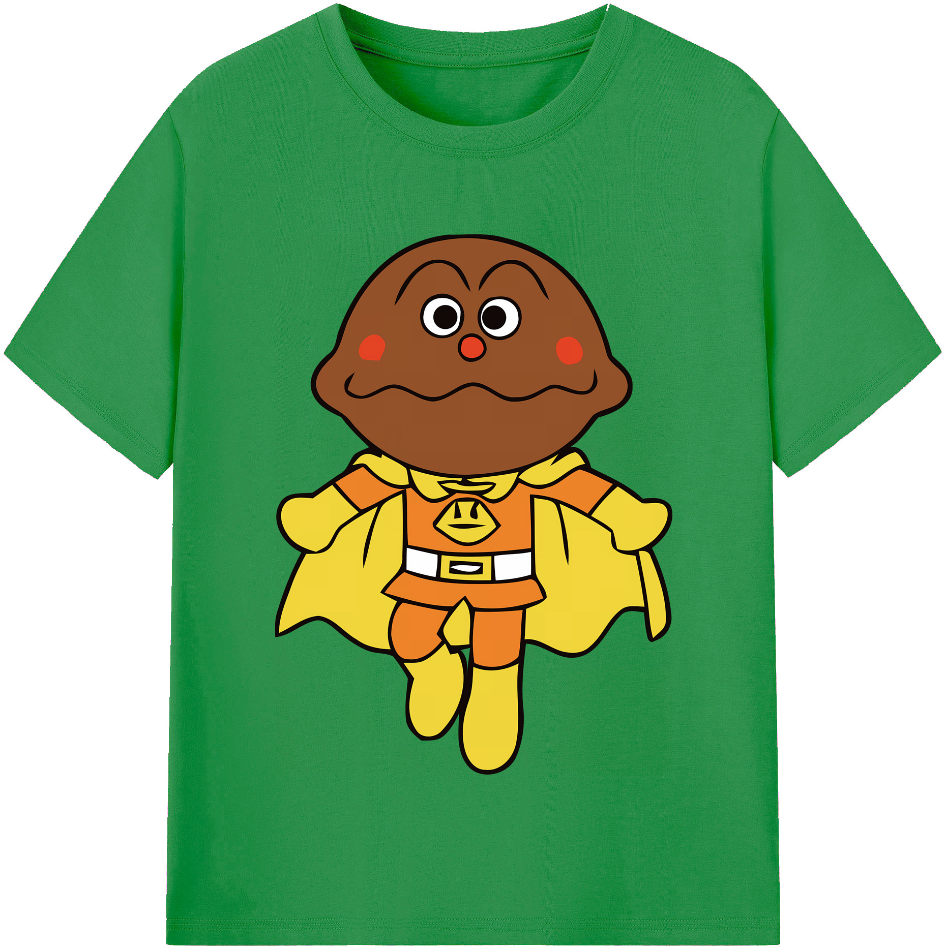 （画像用） アンパンマン Anpanman レディースカジュアルプリントTシャツ（綿100％）