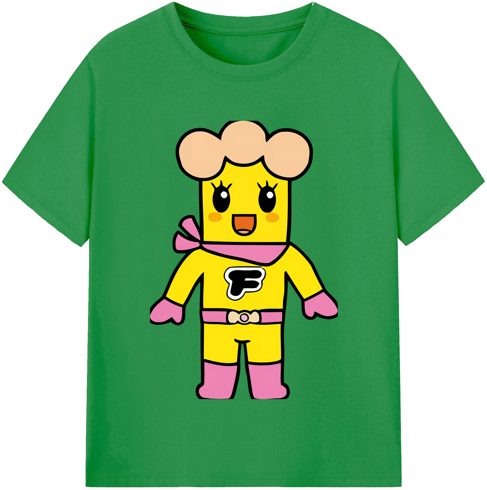 （画像用） アンパンマン Anpanman レディースカジュアルプリントTシャツ（綿100％）