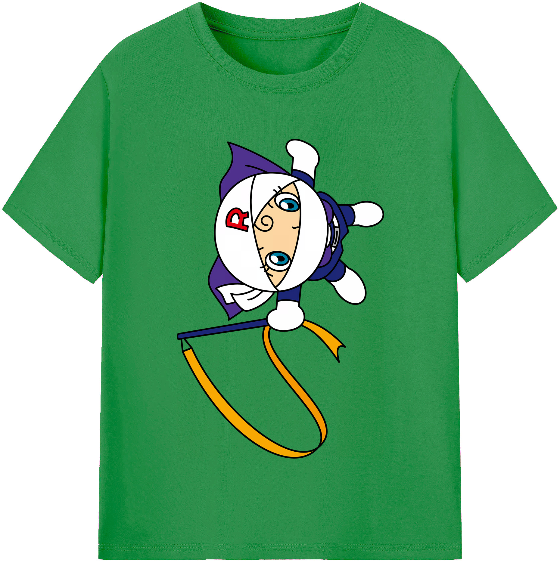 （画像用） アンパンマン Anpanman レディースカジュアルプリントTシャツ（綿100％）