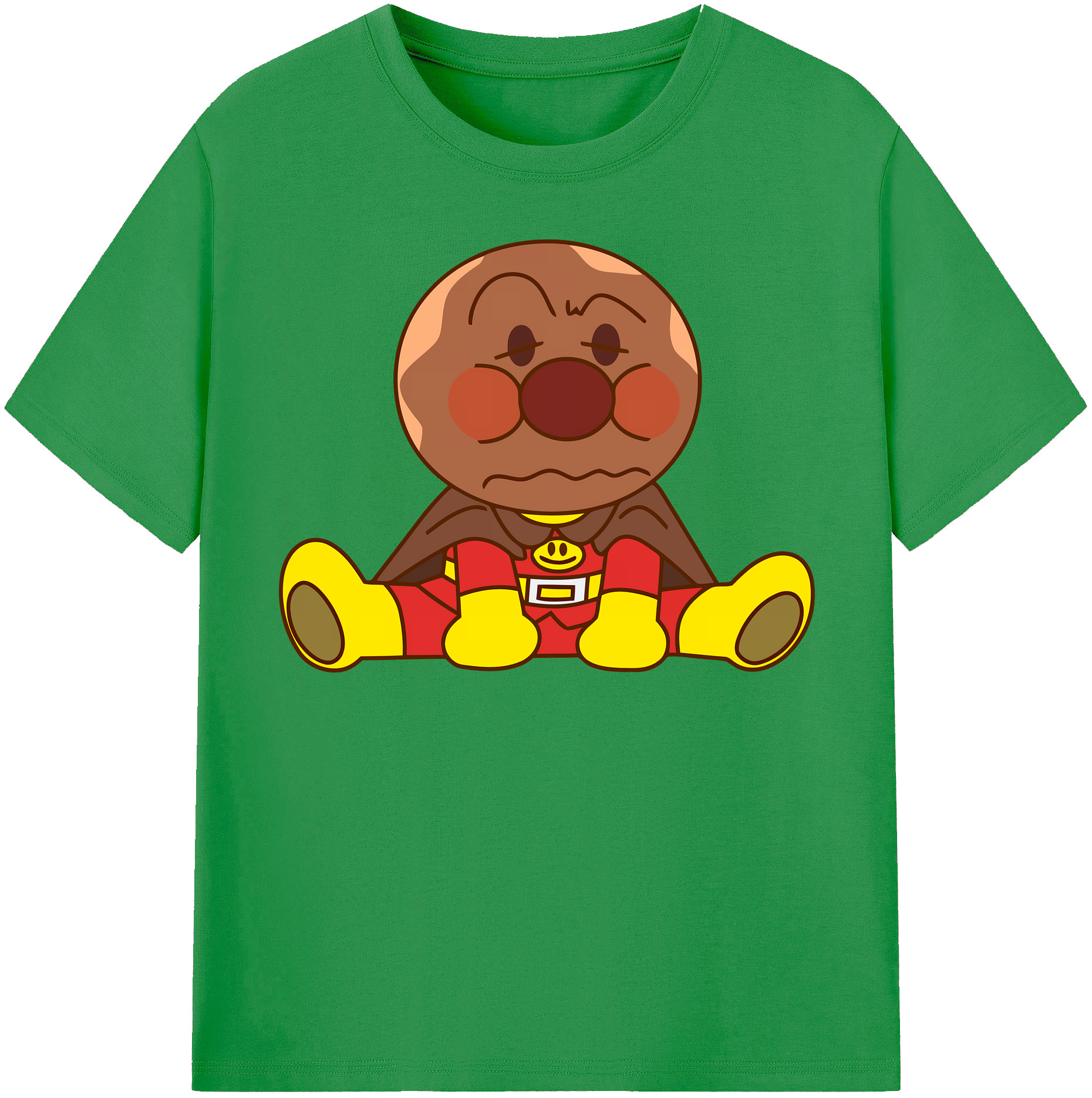 （画像用） アンパンマン Anpanman レディースカジュアルプリントTシャツ（綿100％）