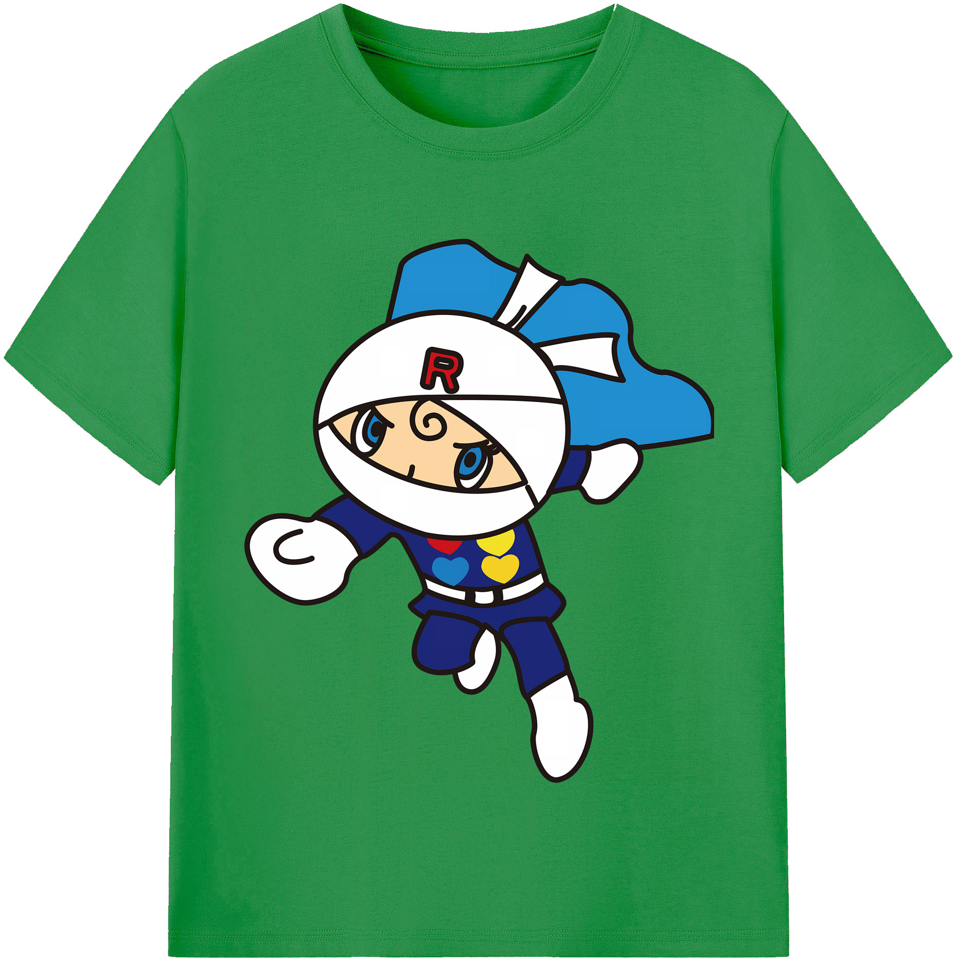 （画像用） アンパンマン Anpanman レディースカジュアルプリントTシャツ（綿100％）