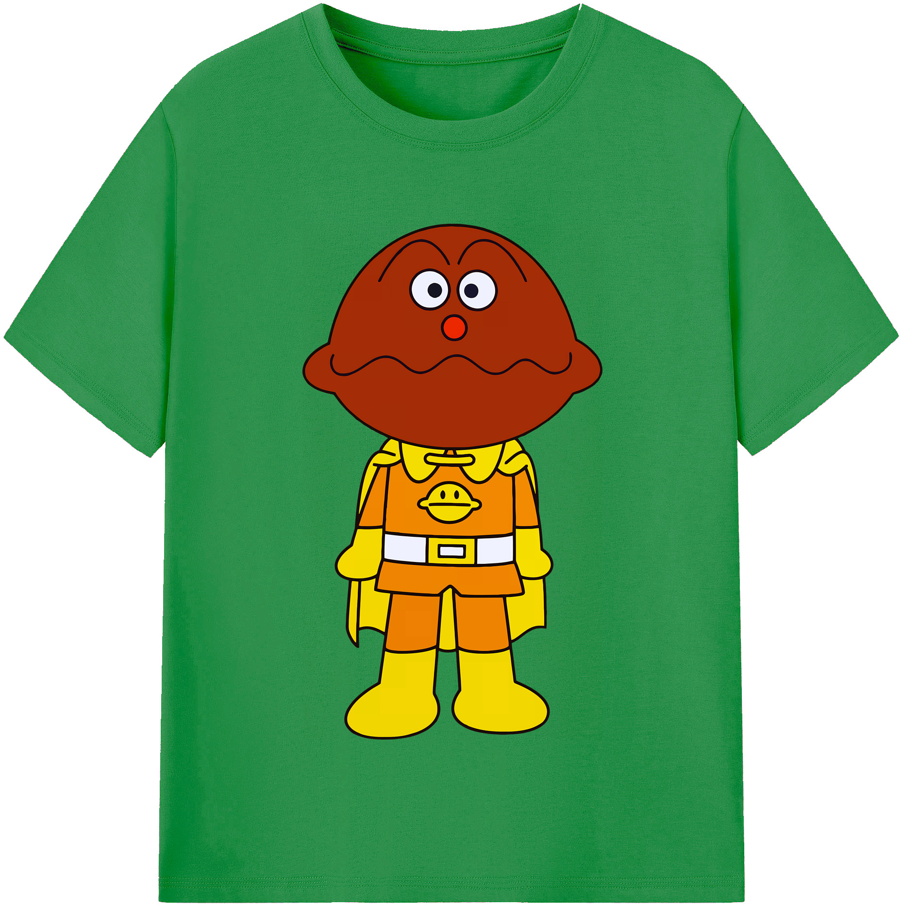 （画像用） アンパンマン Anpanman レディースカジュアルプリントTシャツ（綿100％）