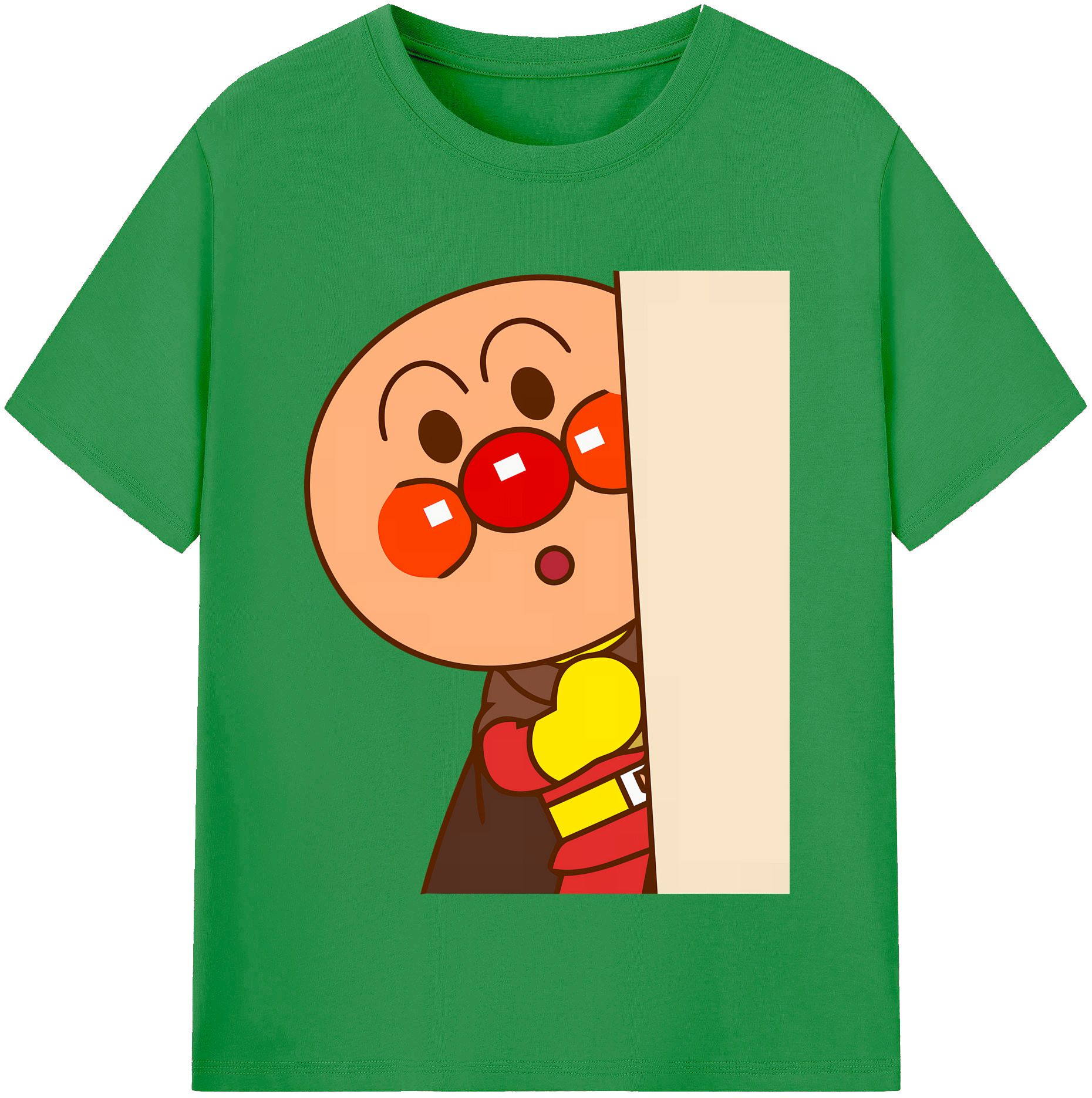 （画像用） アンパンマン Anpanman レディースカジュアルプリントTシャツ（綿100％）