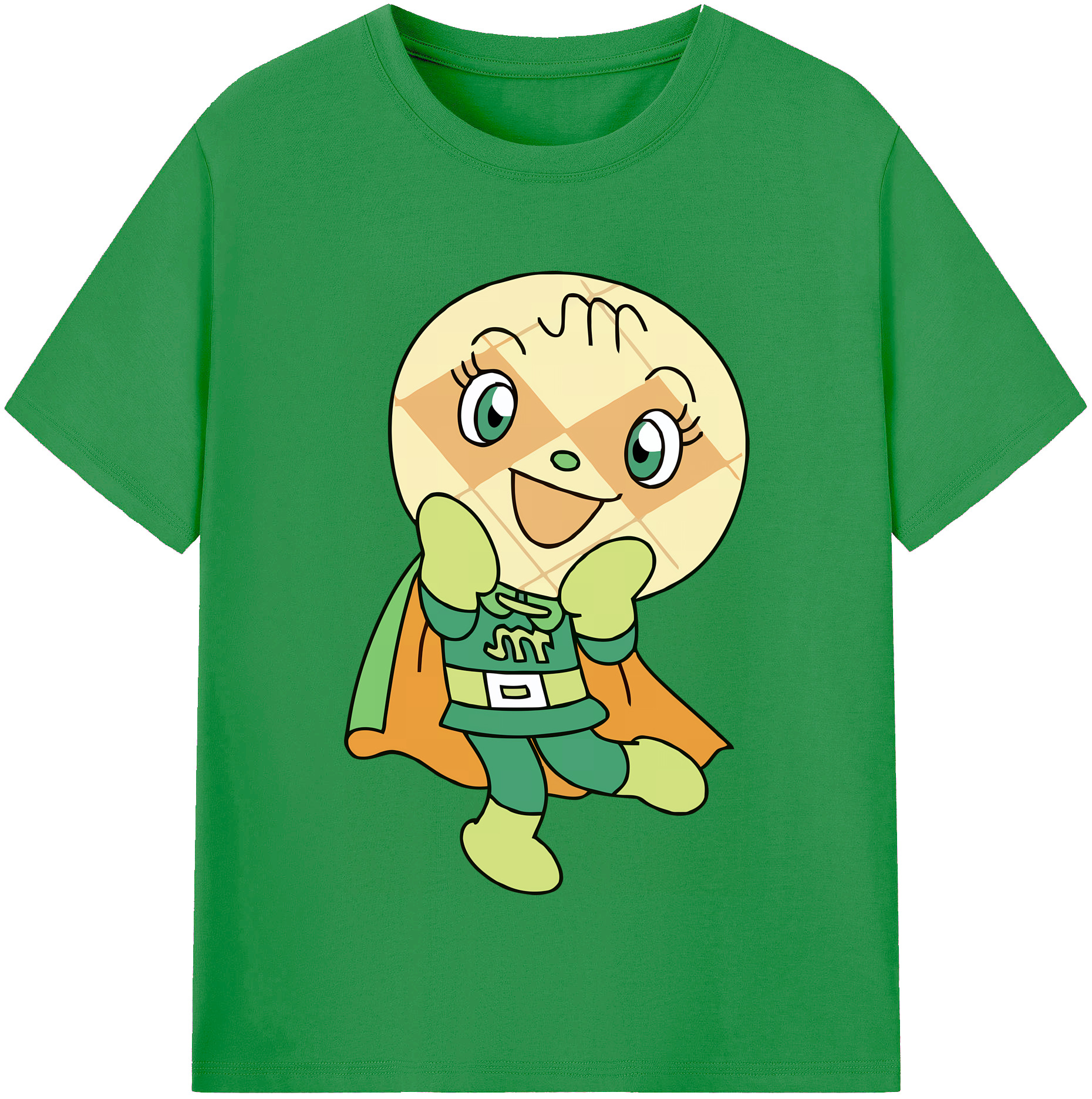 （画像用） アンパンマン Anpanman レディースカジュアルプリントTシャツ（綿100％）