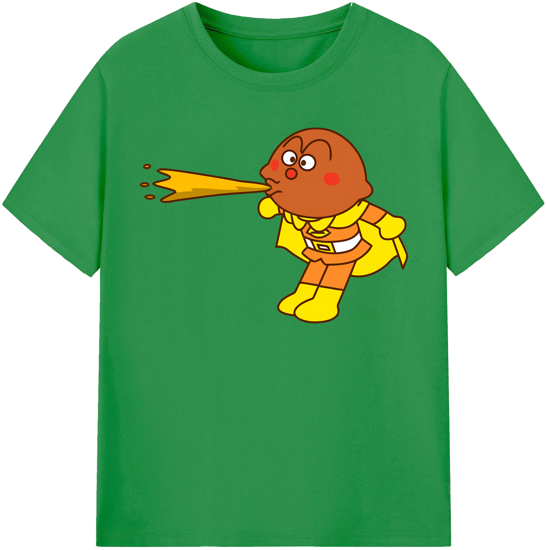 （画像用） アンパンマン Anpanman レディースカジュアルプリントTシャツ（綿100％）