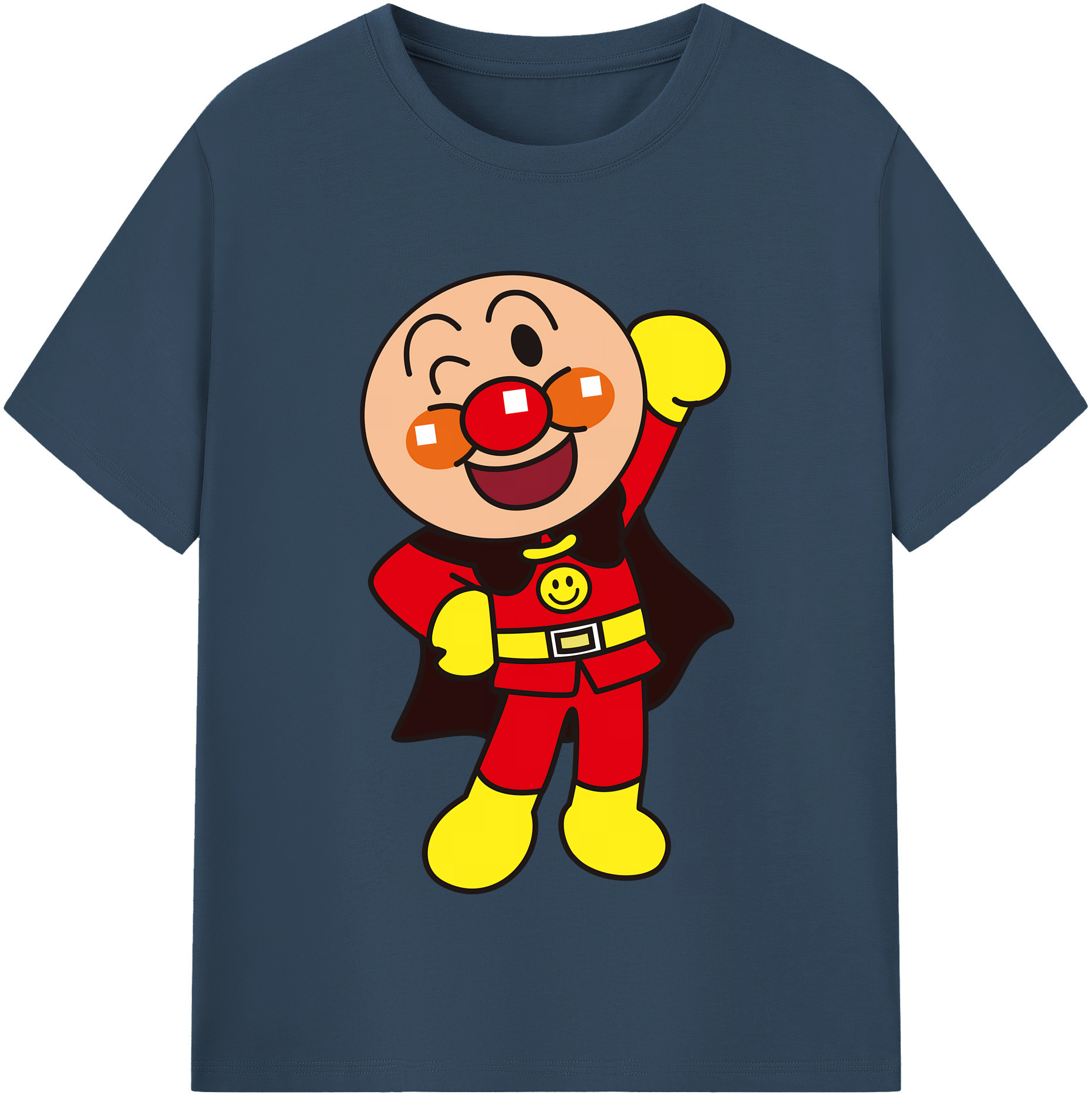 （画像用） アンパンマン Anpanman レディースカジュアルプリントTシャツ（綿100％）