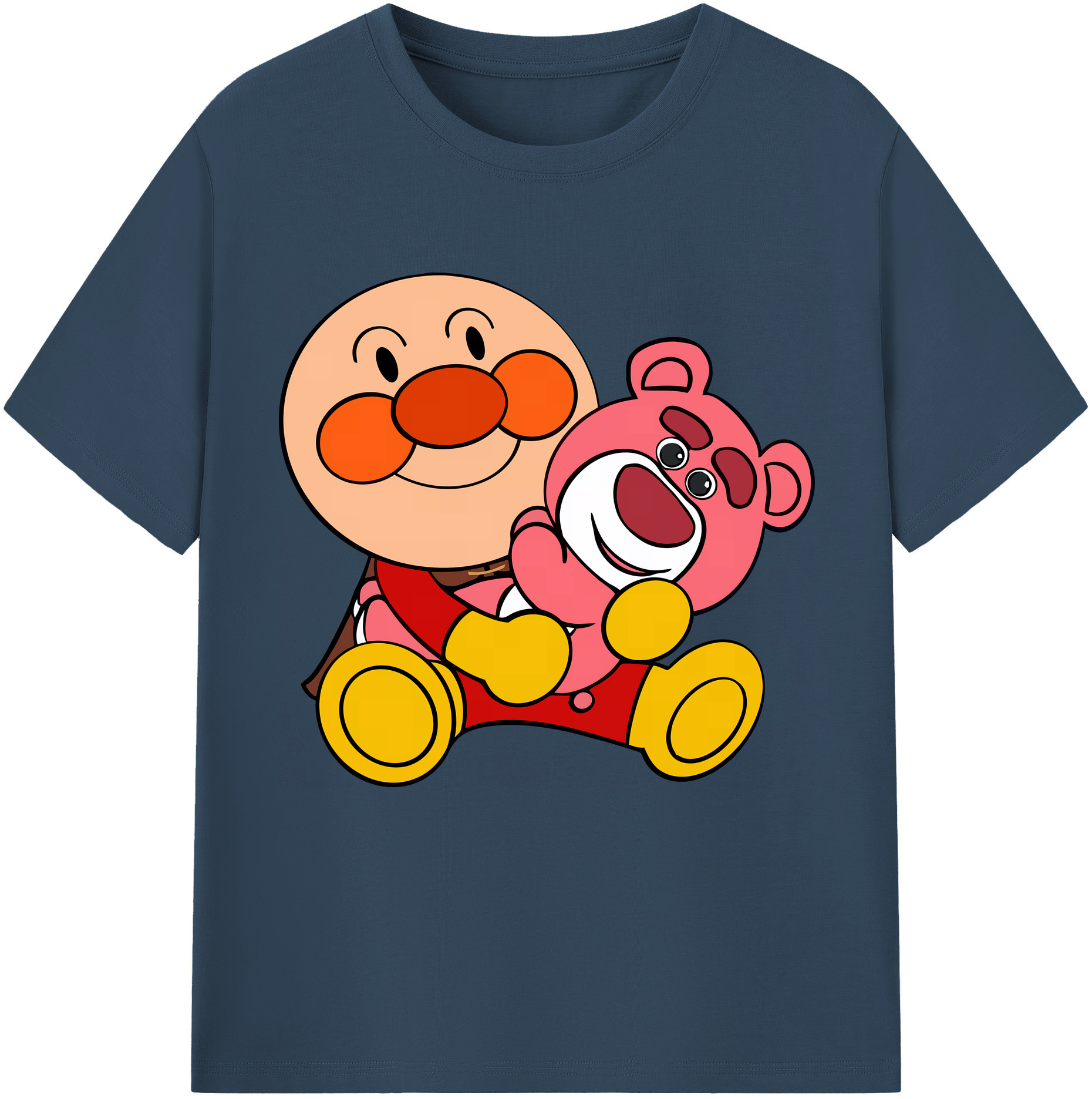 （画像用） アンパンマン Anpanman レディースカジュアルプリントTシャツ（綿100％）