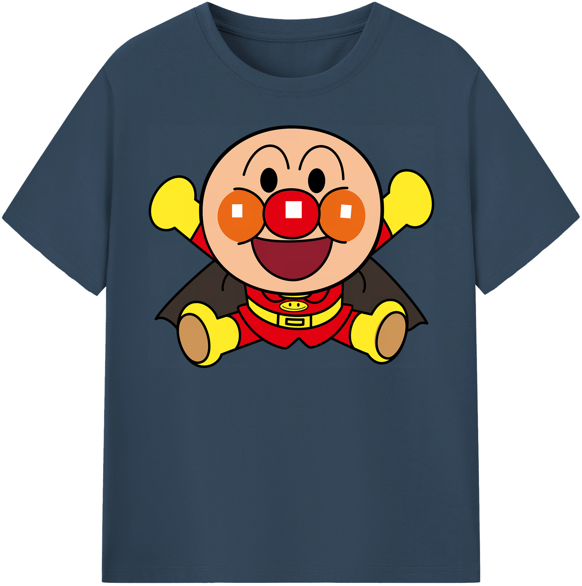 （画像用） アンパンマン Anpanman レディースカジュアルプリントTシャツ（綿100％）