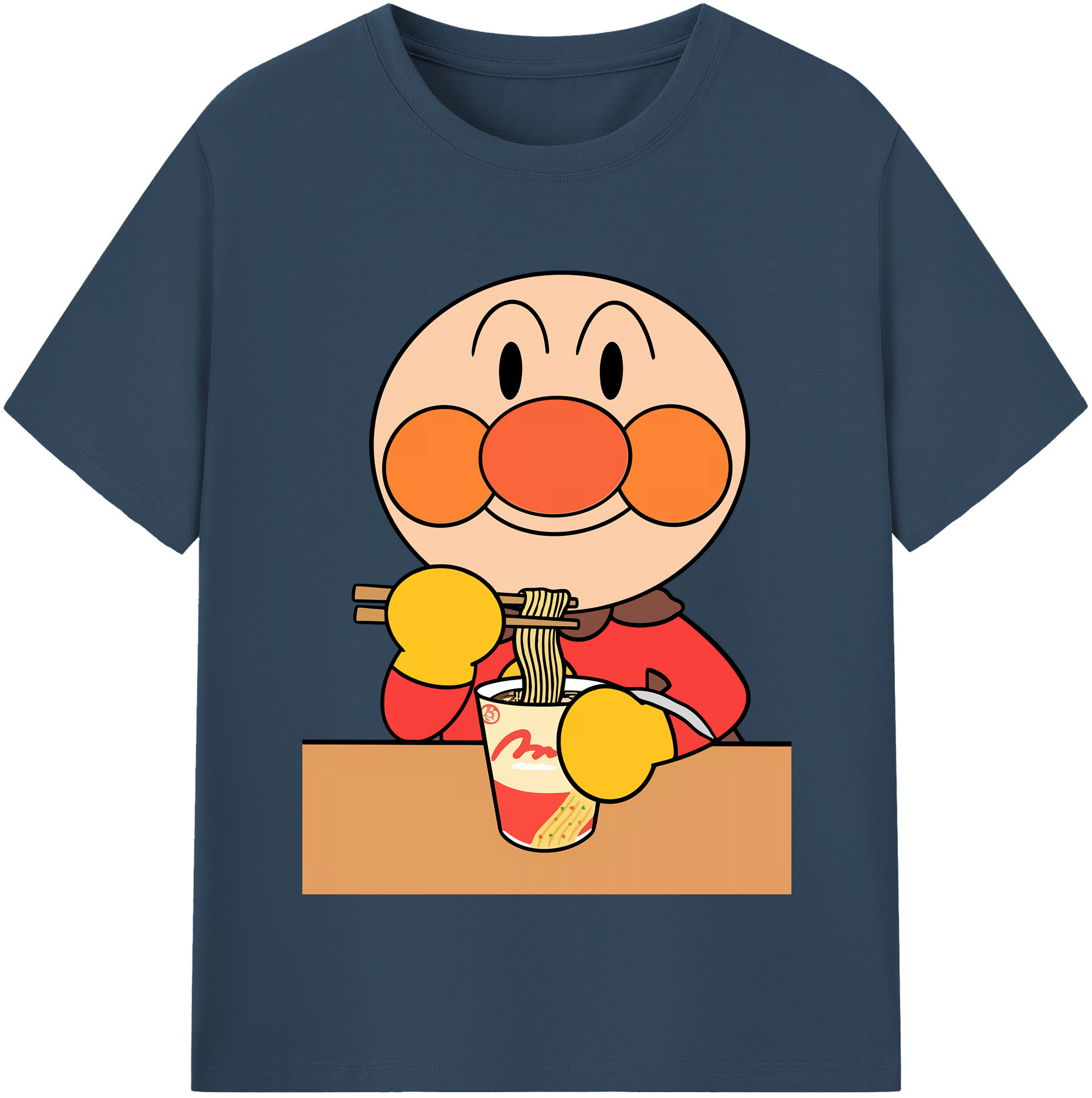 （画像用） アンパンマン Anpanman レディースカジュアルプリントTシャツ（綿100％）