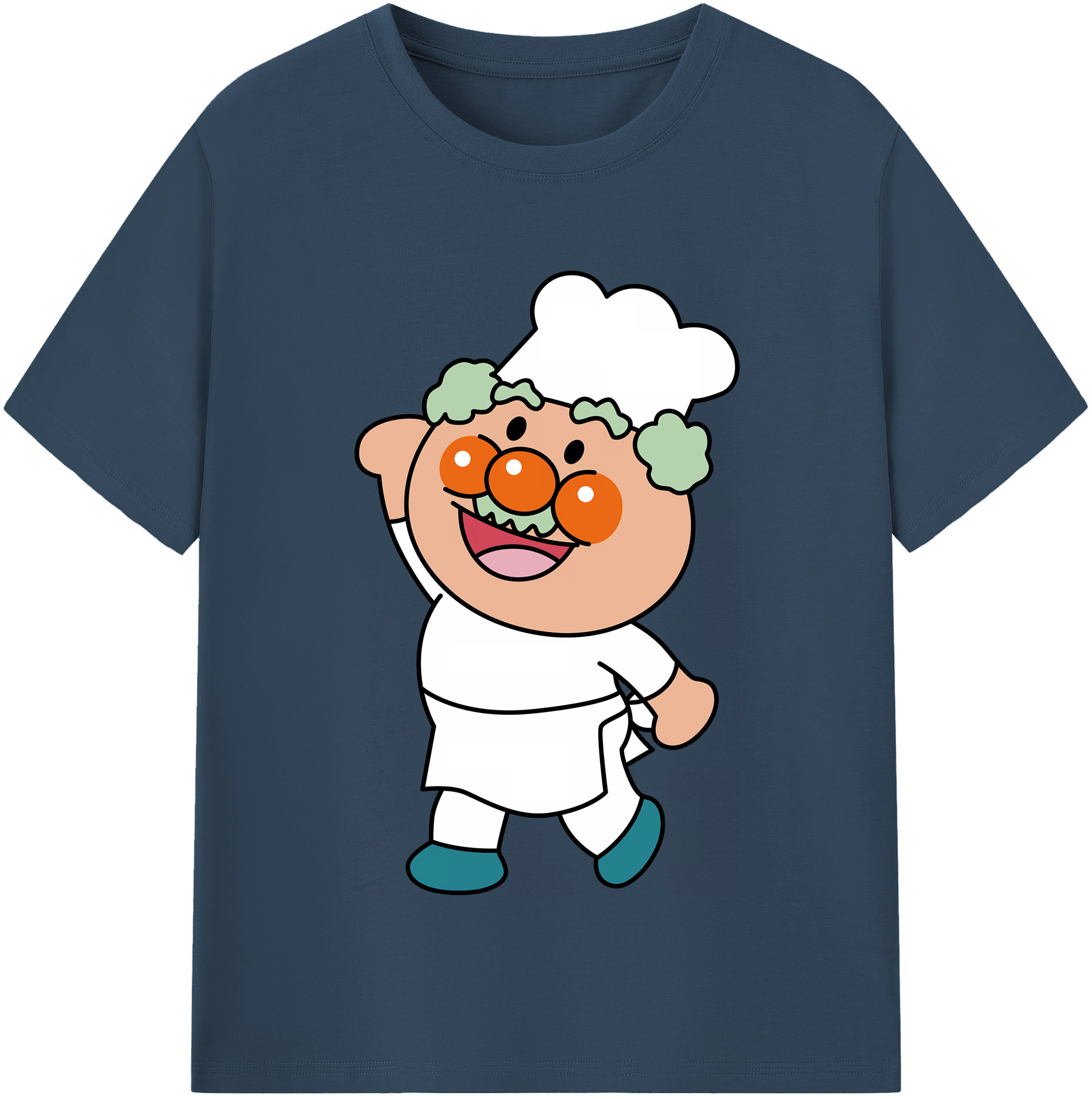 （画像用） アンパンマン Anpanman レディースカジュアルプリントTシャツ（綿100％）