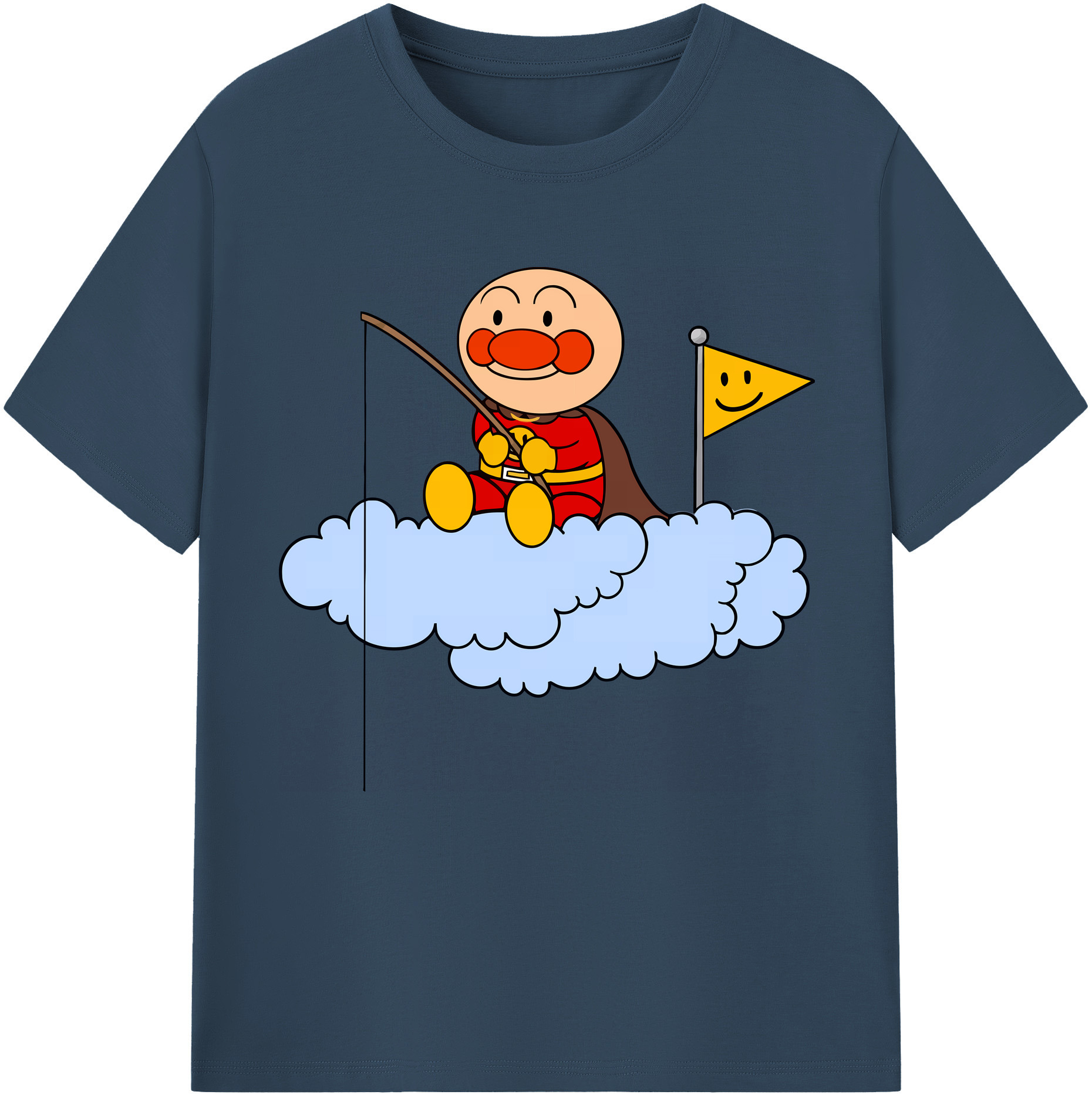 （画像用） アンパンマン Anpanman レディースカジュアルプリントTシャツ（綿100％）