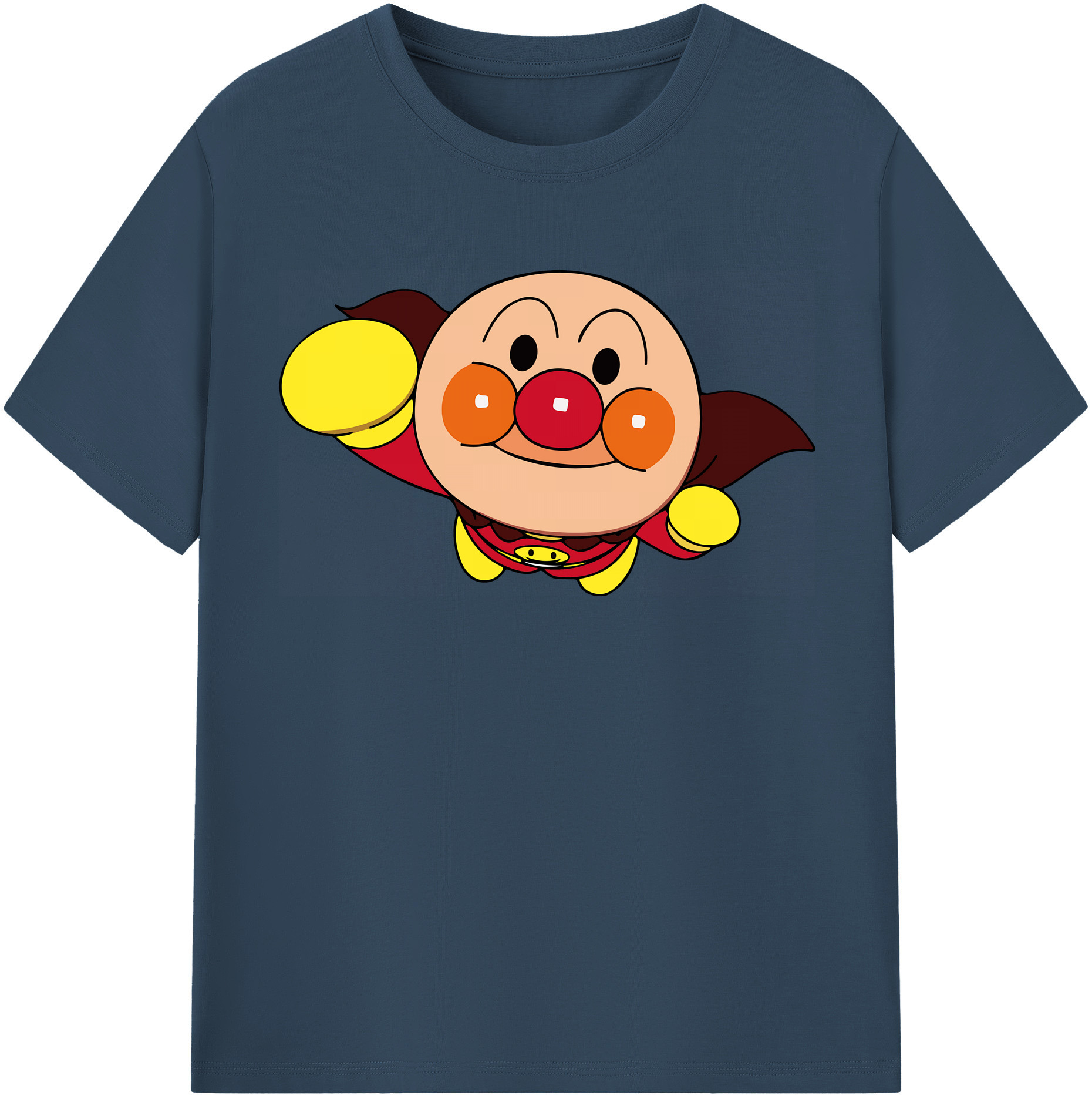 （画像用） アンパンマン Anpanman レディースカジュアルプリントTシャツ（綿100％）