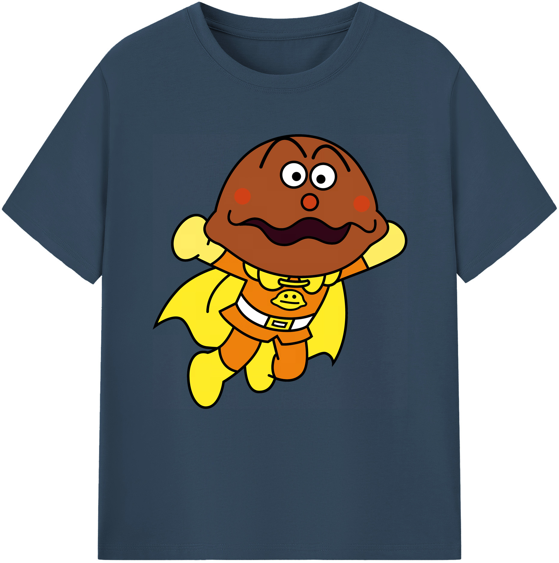 （画像用） アンパンマン Anpanman レディースカジュアルプリントTシャツ（綿100％）