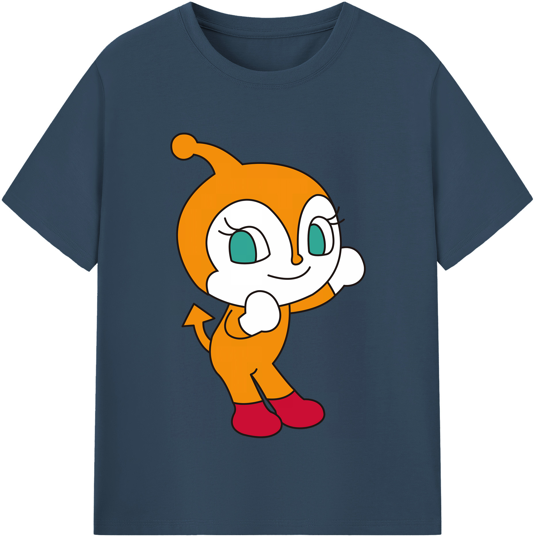（画像用） アンパンマン Anpanman レディースカジュアルプリントTシャツ（綿100％）