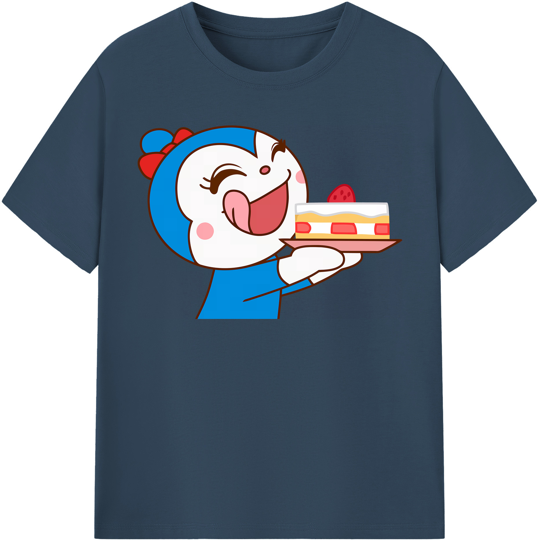 （画像用） アンパンマン Anpanman レディースカジュアルプリントTシャツ（綿100％）