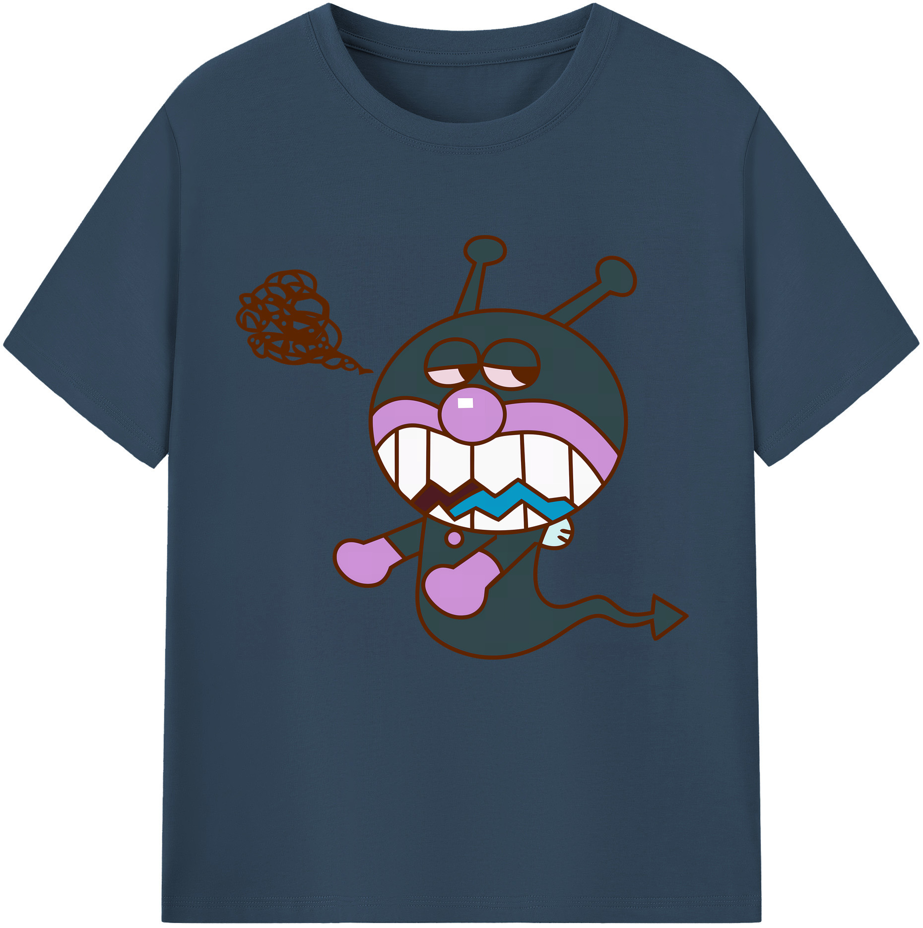 （画像用） アンパンマン Anpanman レディースカジュアルプリントTシャツ（綿100％）