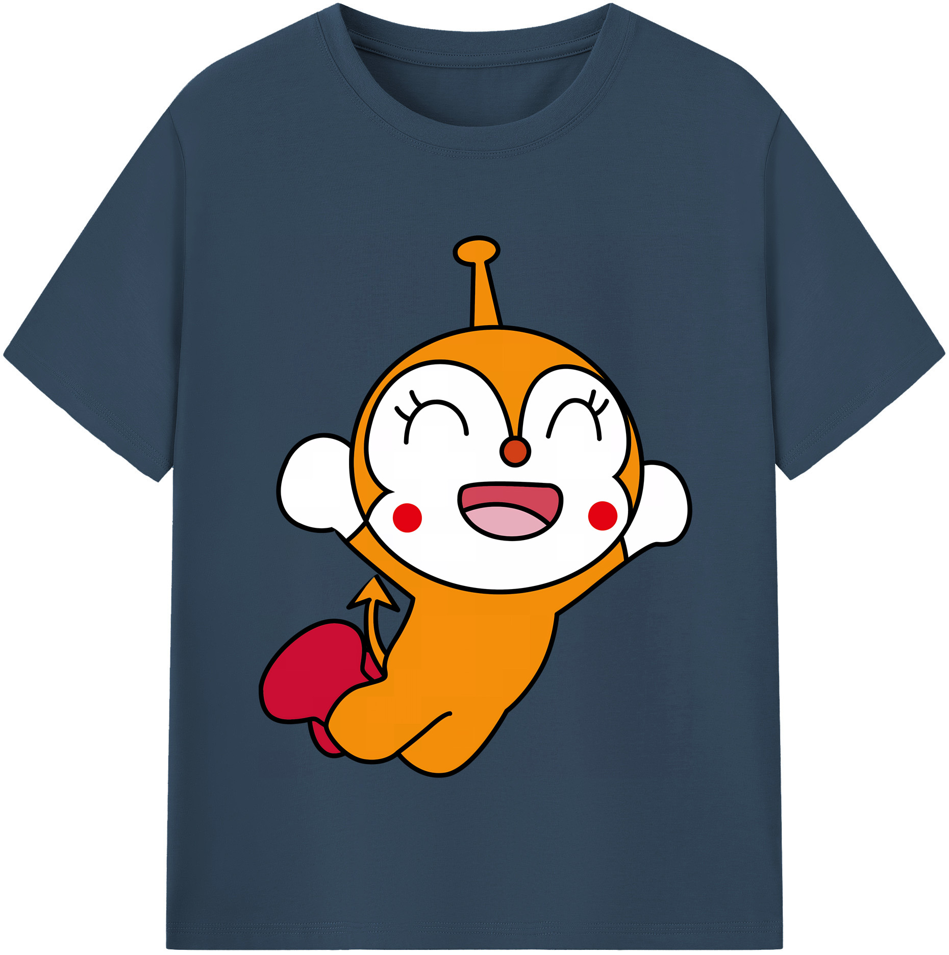 （画像用） アンパンマン Anpanman レディースカジュアルプリントTシャツ（綿100％）
