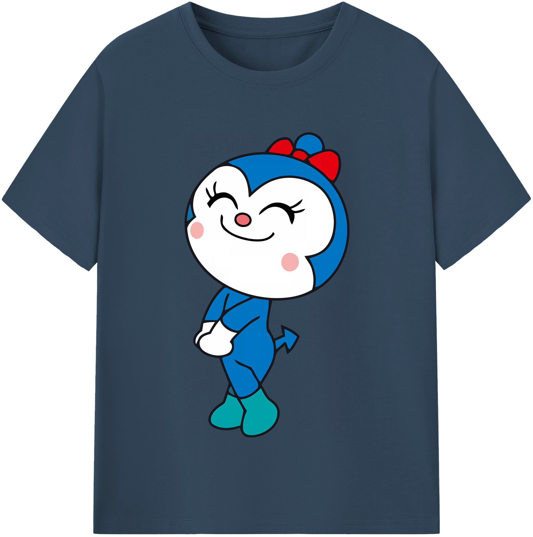 （画像用） アンパンマン Anpanman レディースカジュアルプリントTシャツ（綿100％）