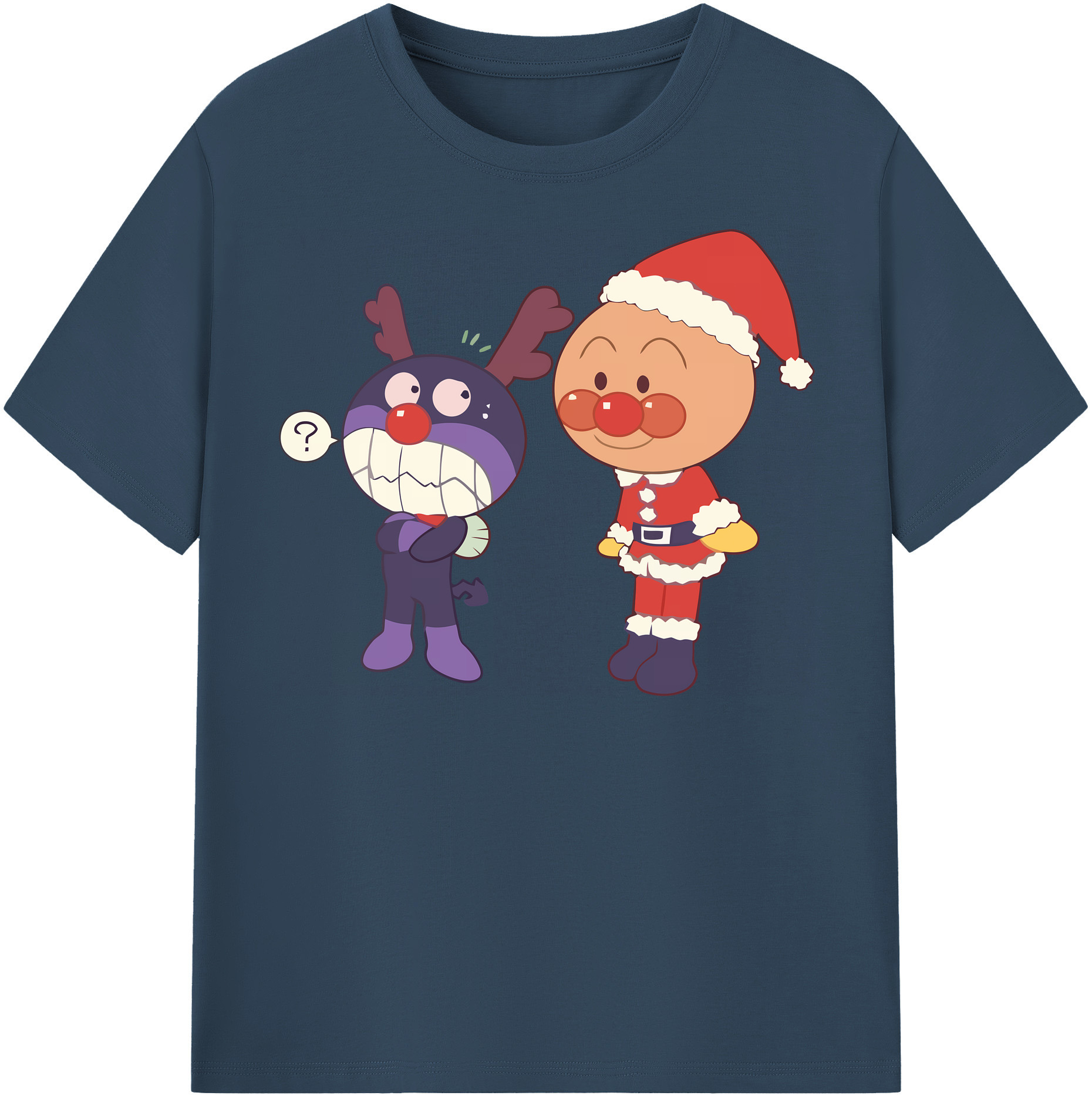 （画像用） アンパンマン Anpanman レディースカジュアルプリントTシャツ（綿100％）