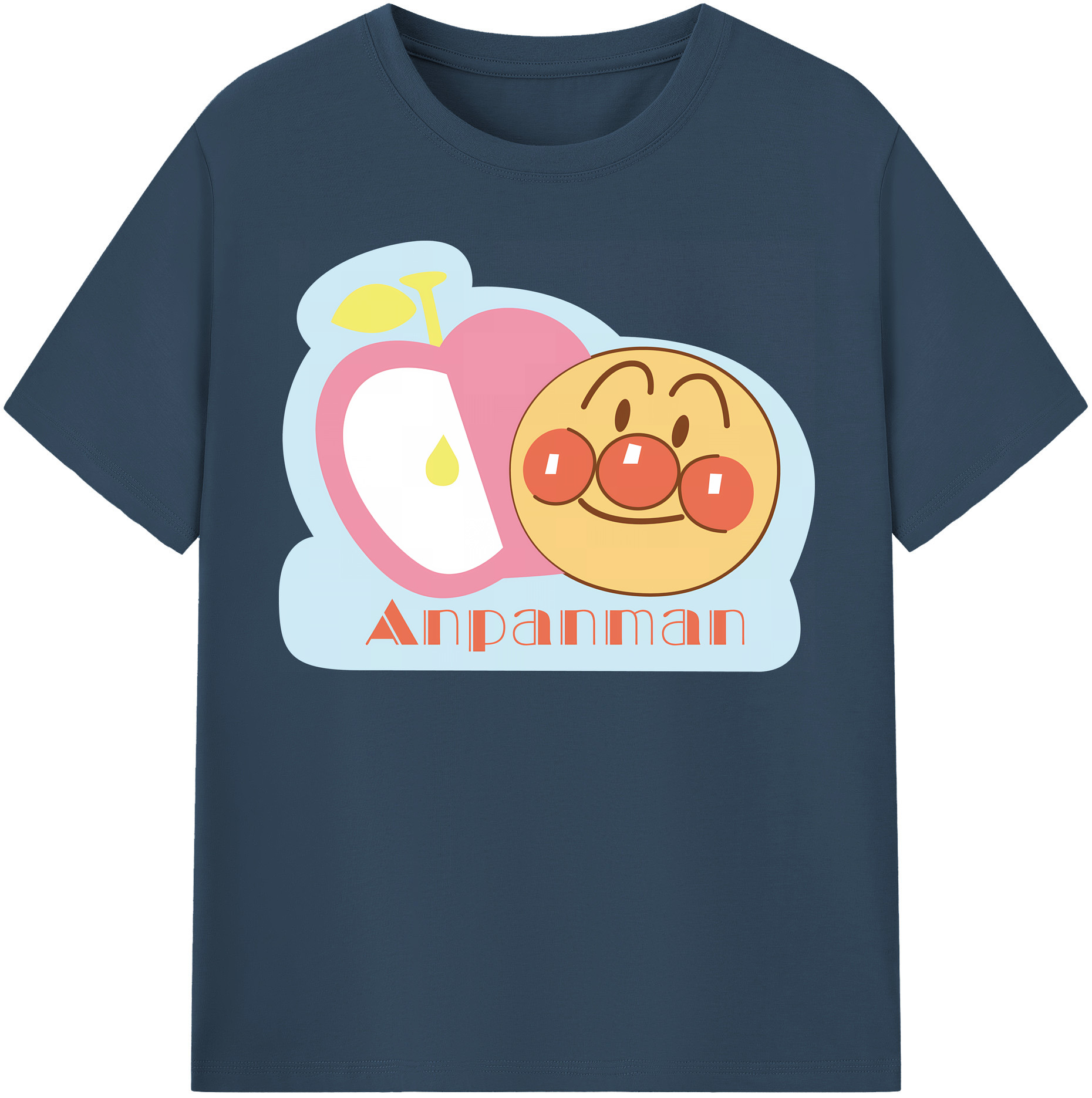 （画像用） アンパンマン Anpanman レディースカジュアルプリントTシャツ（綿100％）