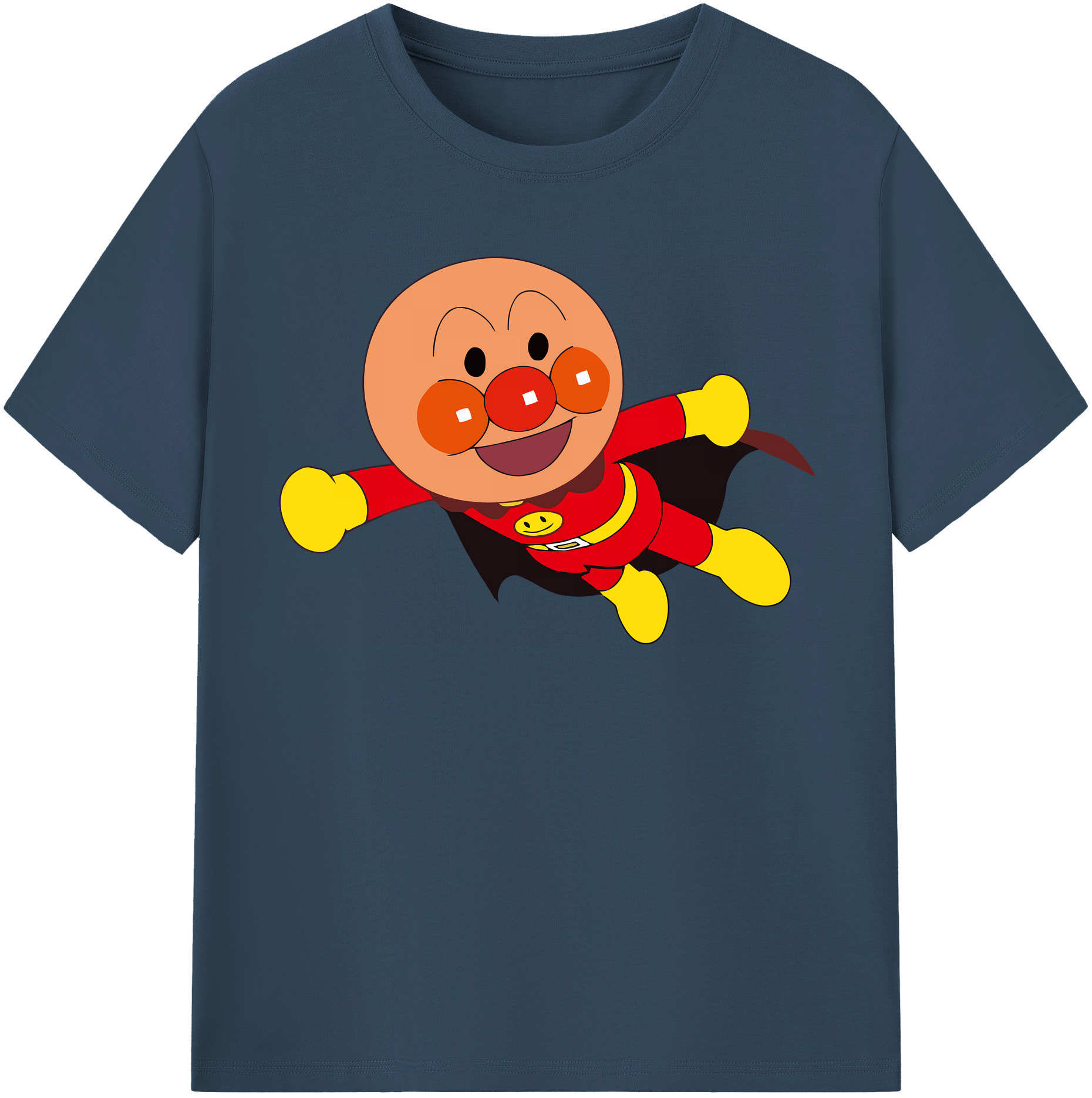 （画像用） アンパンマン Anpanman レディースカジュアルプリントTシャツ（綿100％）
