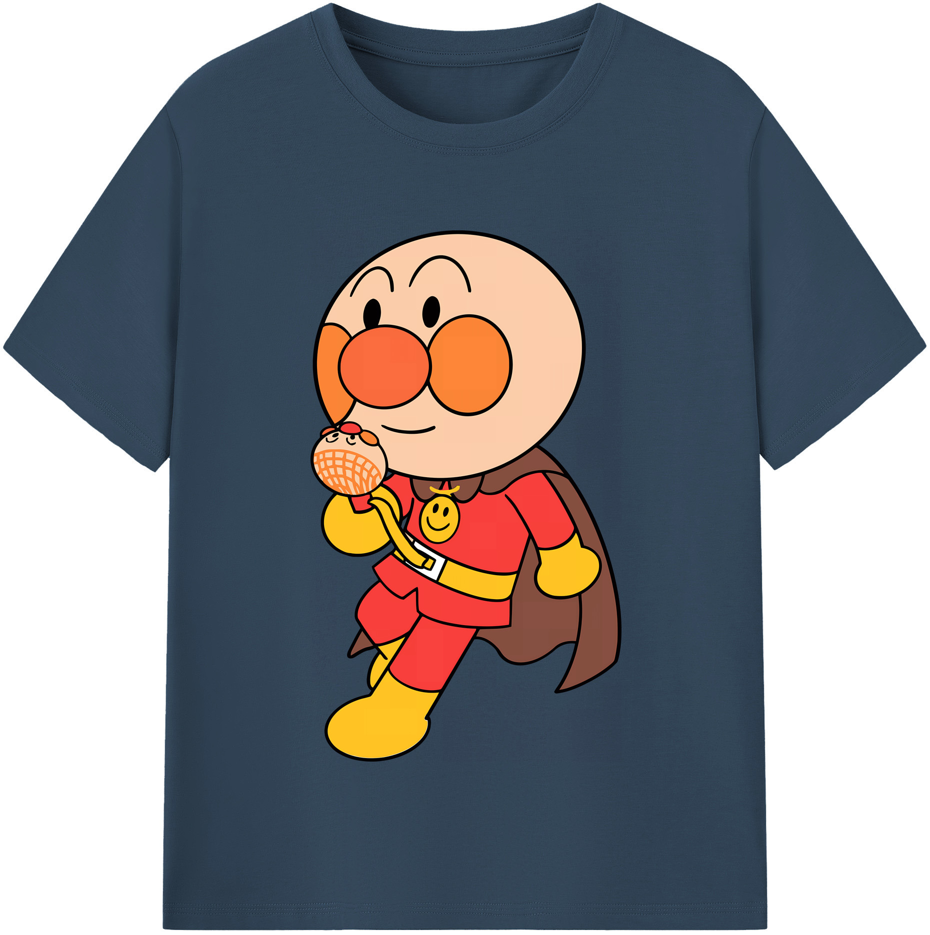 （画像用） アンパンマン Anpanman レディースカジュアルプリントTシャツ（綿100％）