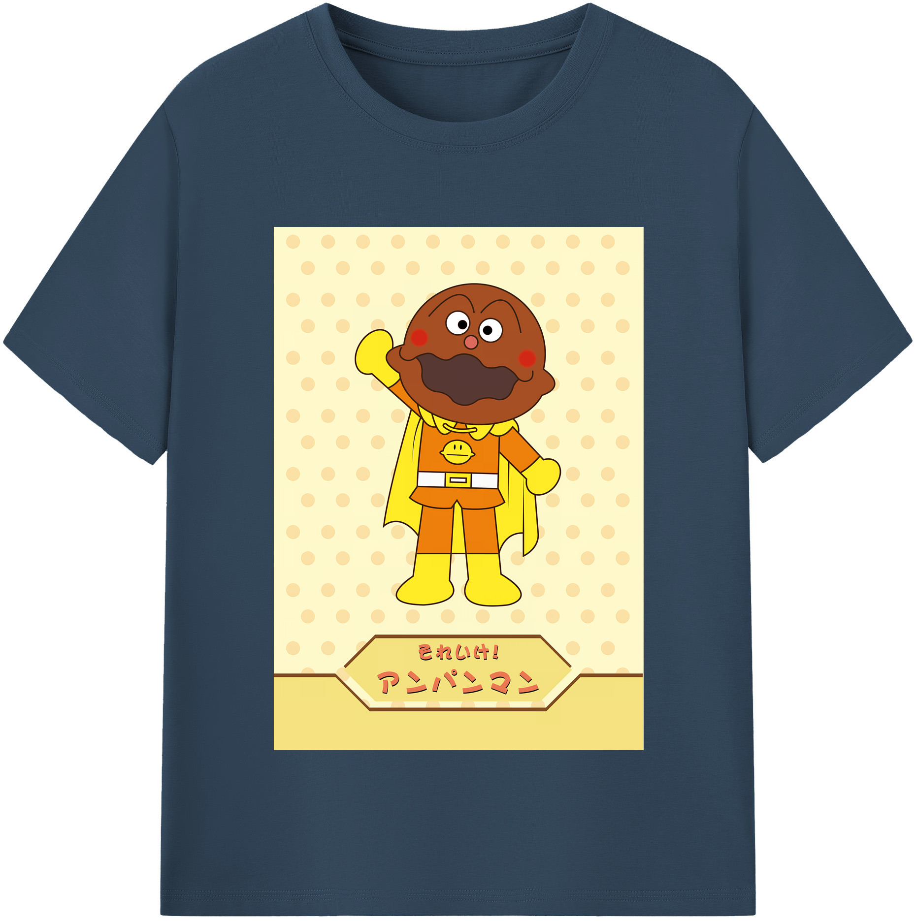 （画像用） アンパンマン Anpanman レディースカジュアルプリントTシャツ（綿100％）
