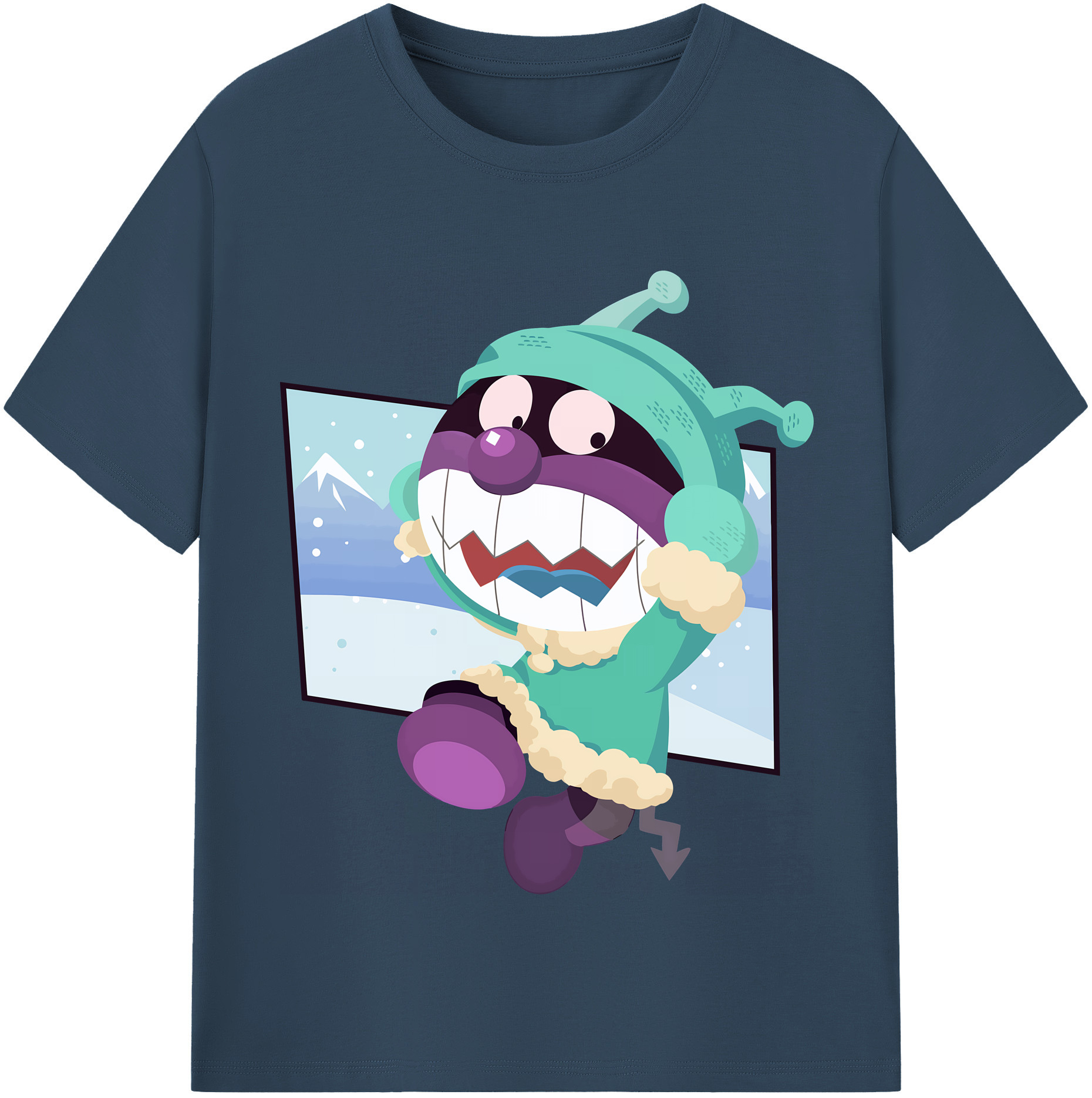 （画像用） アンパンマン Anpanman レディースカジュアルプリントTシャツ（綿100％）