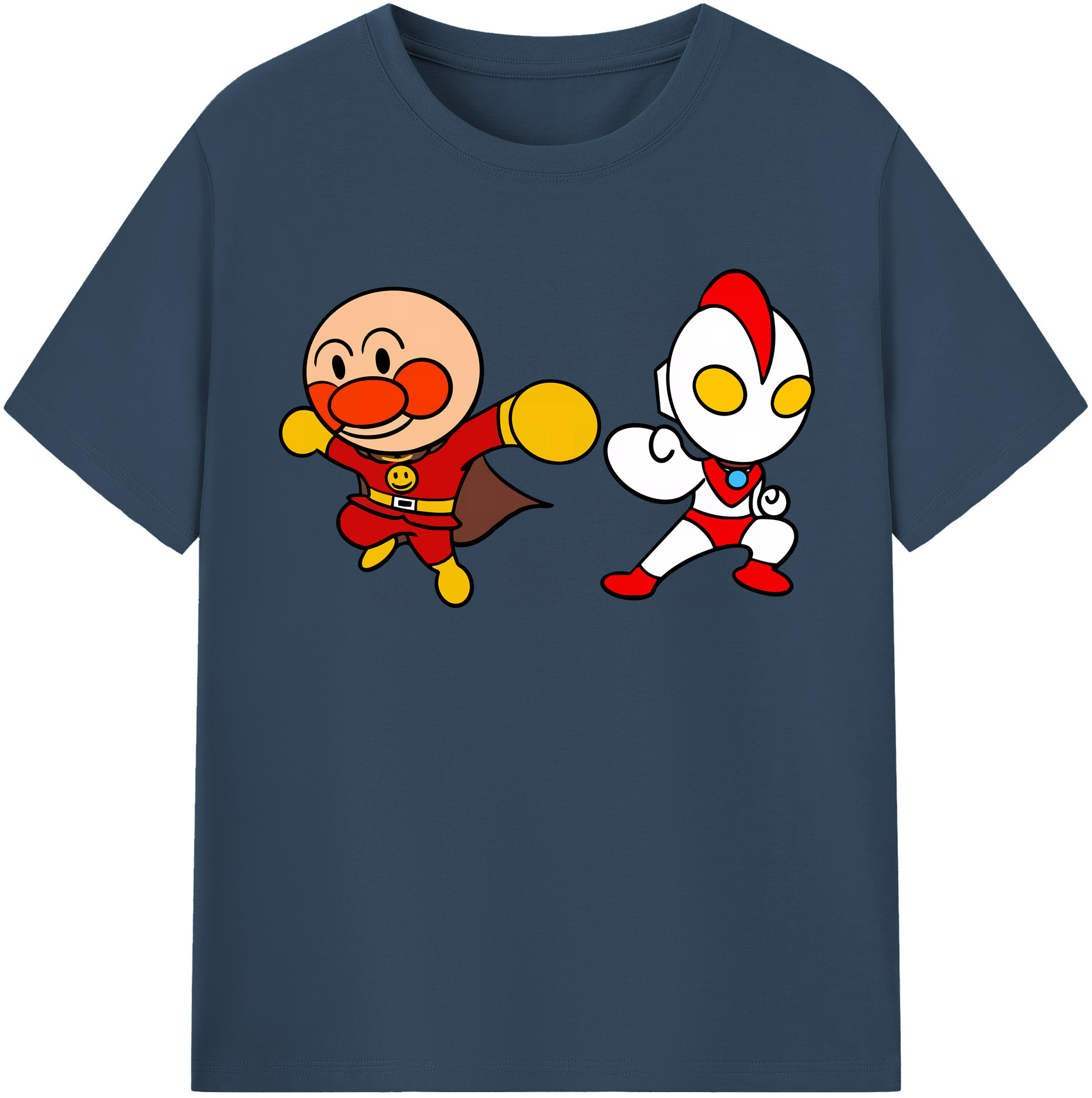 （画像用） アンパンマン Anpanman レディースカジュアルプリントTシャツ（綿100％）