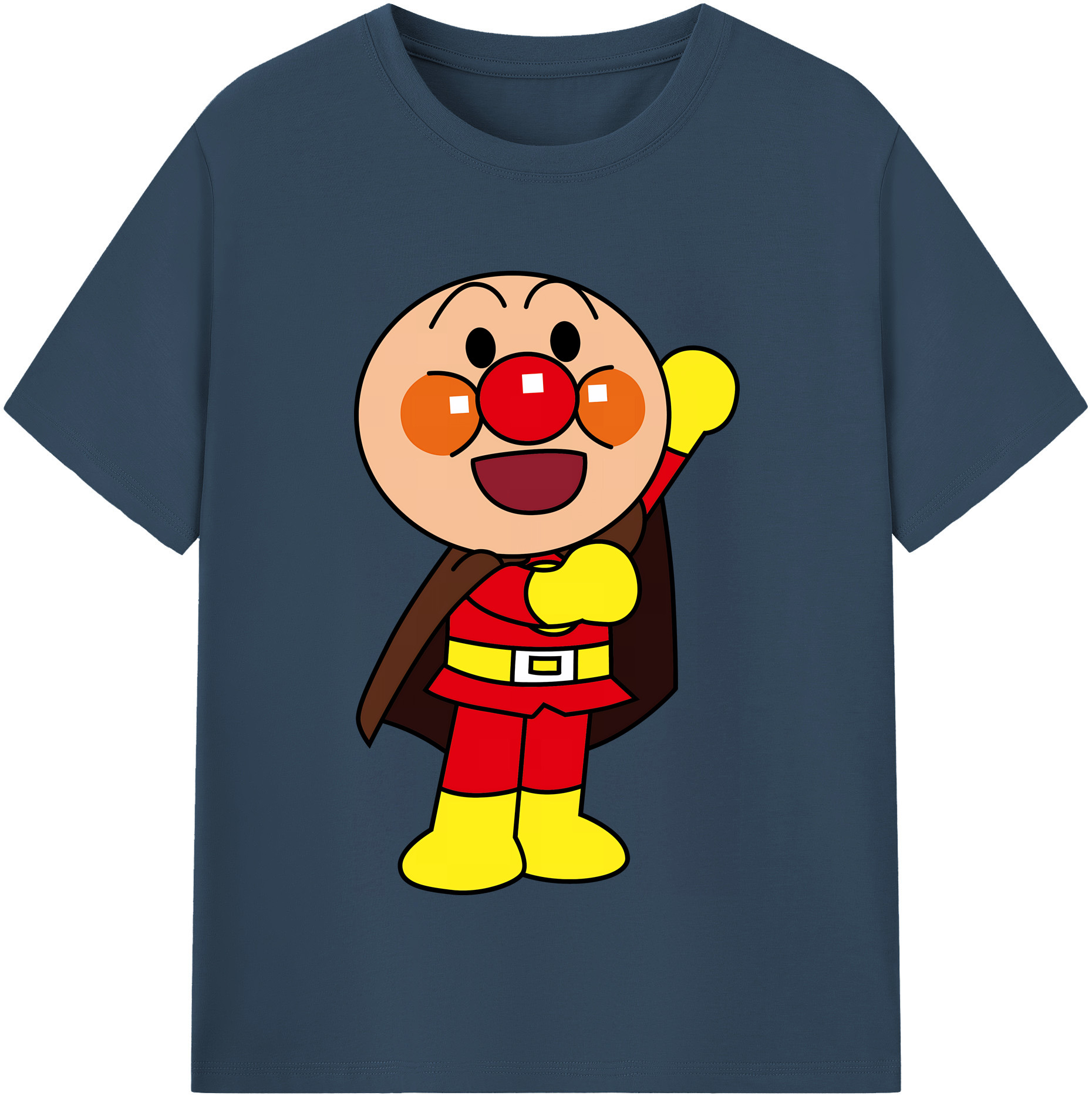 （画像用） アンパンマン Anpanman レディースカジュアルプリントTシャツ（綿100％）