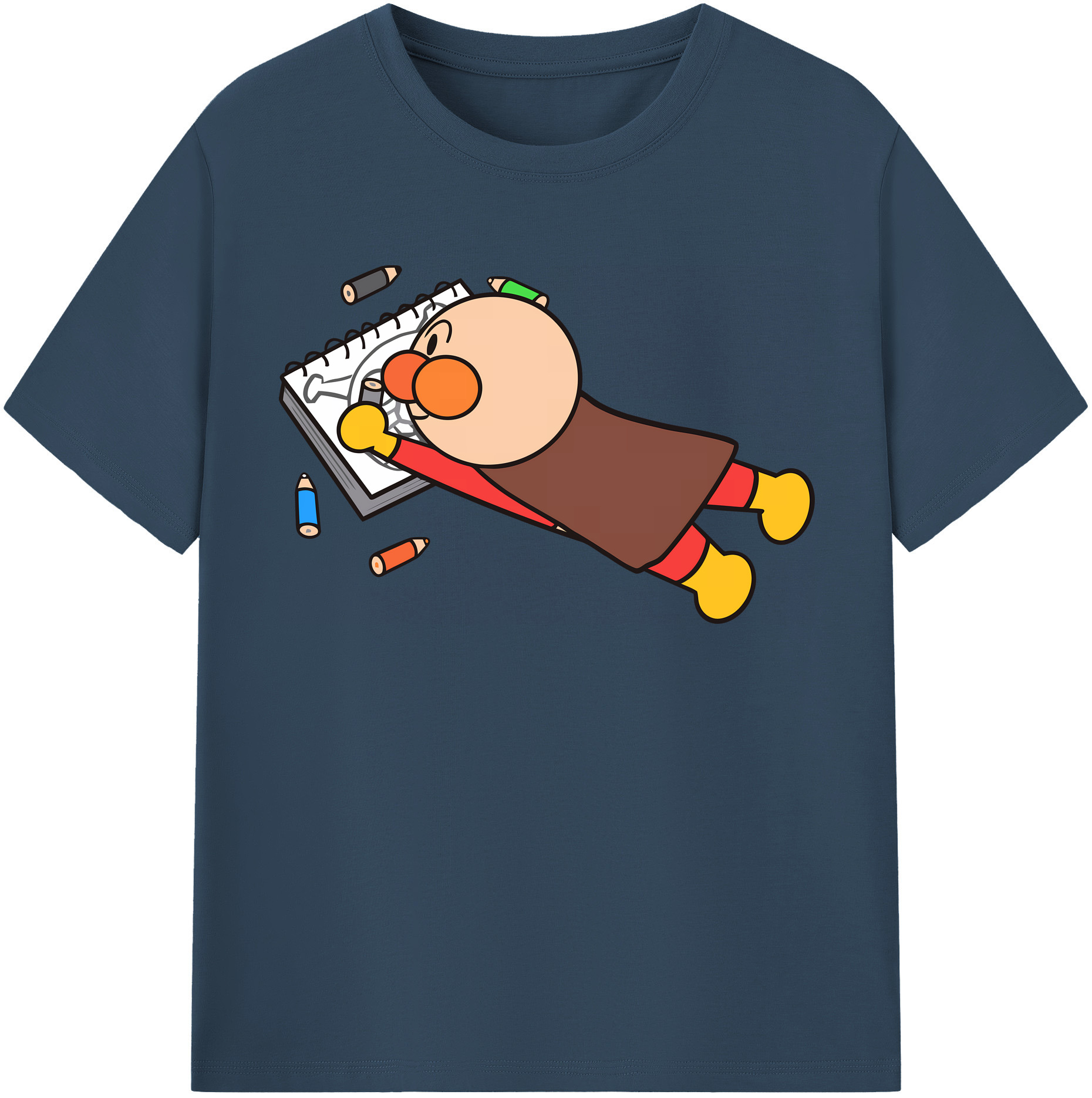 （画像用） アンパンマン Anpanman レディースカジュアルプリントTシャツ（綿100％）