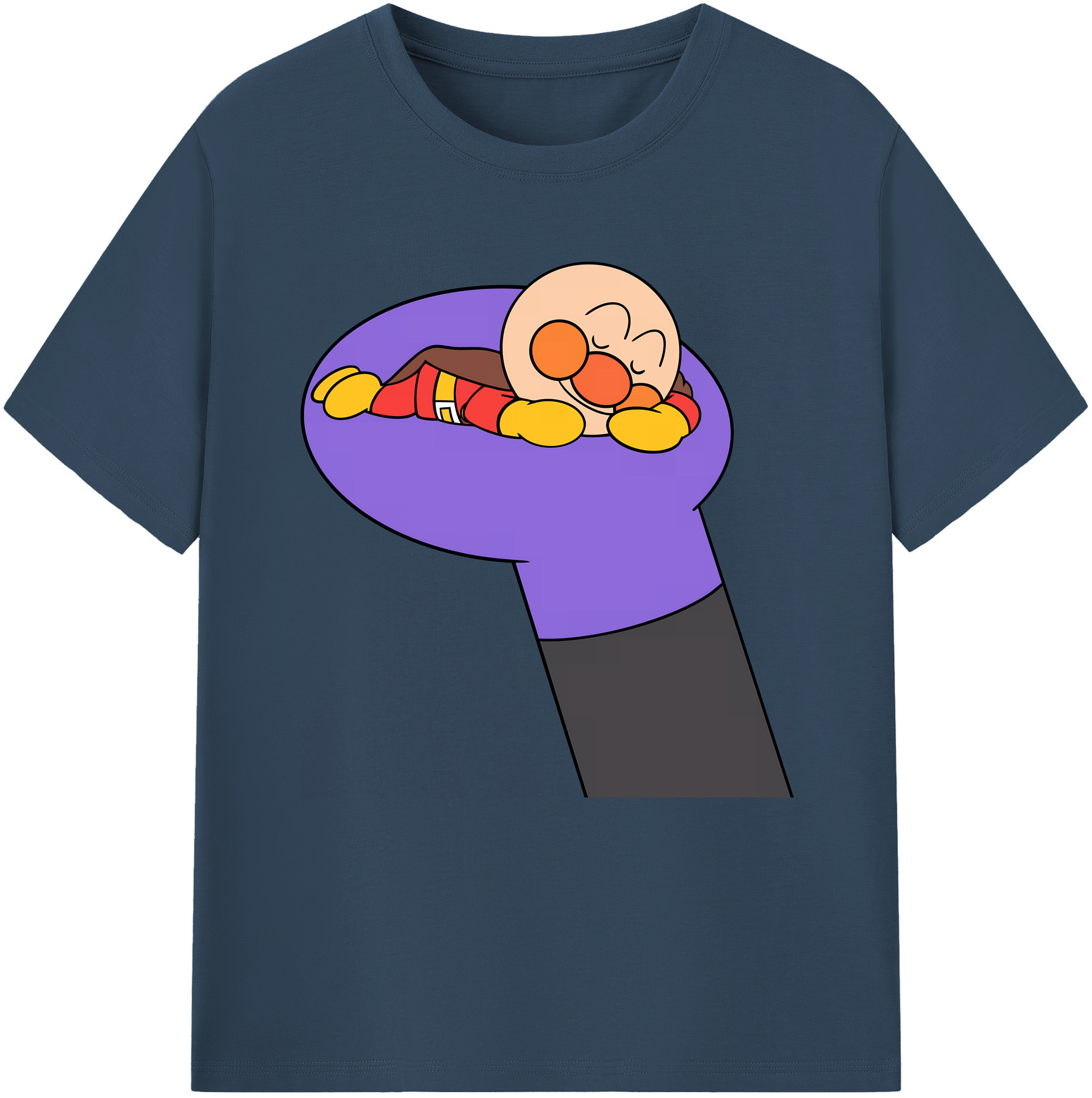 （画像用） アンパンマン Anpanman レディースカジュアルプリントTシャツ（綿100％）